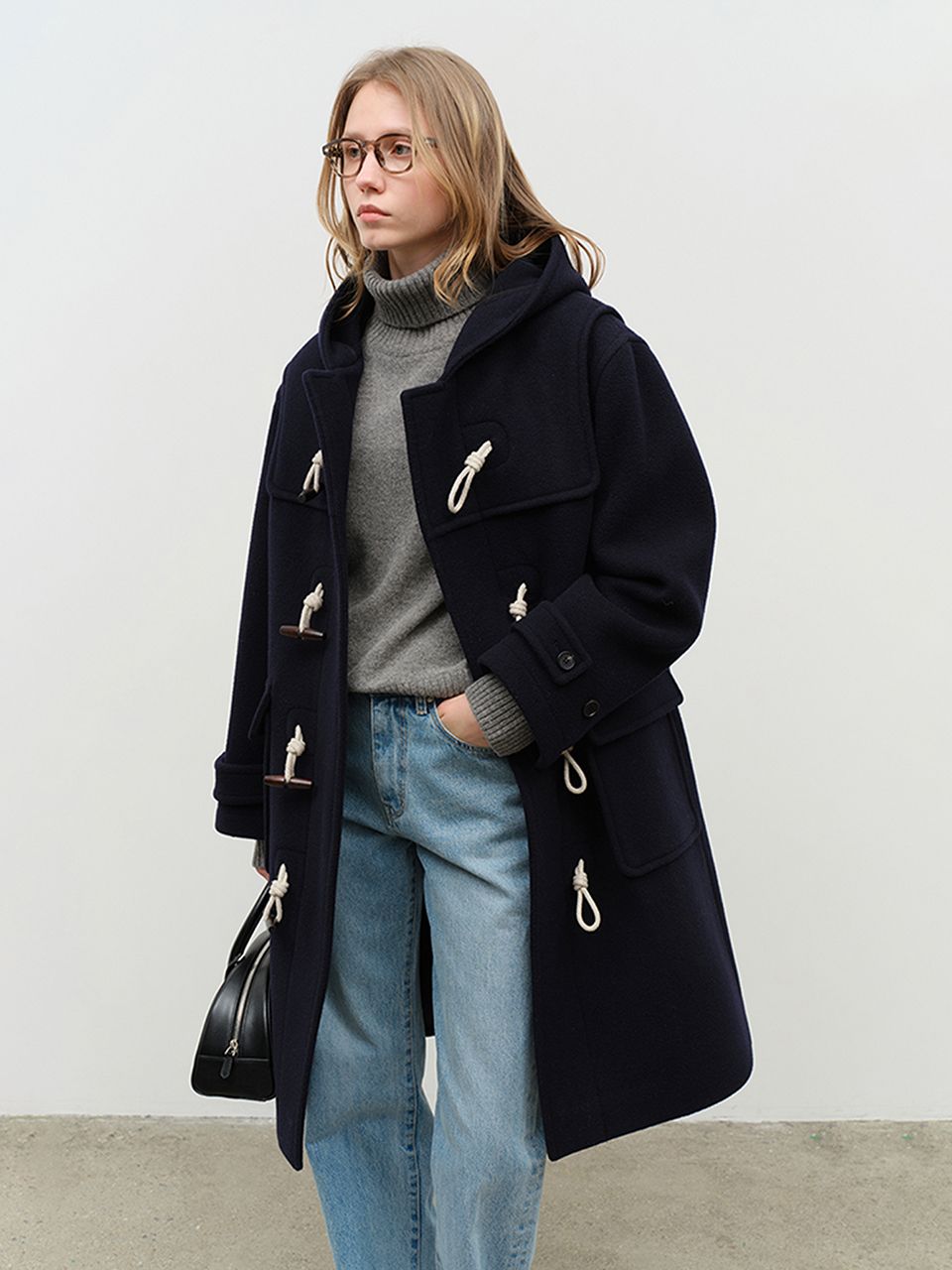 【本日限定】clane over maxi duffle coat navy Morris Duffle Coat – The Andover Shop