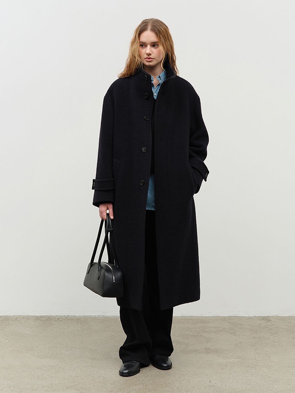 Dunst ウールコート MUSINSA公式 | DUNST FOR WOMEN UNISEX STAND COLLARED WOOL COAT