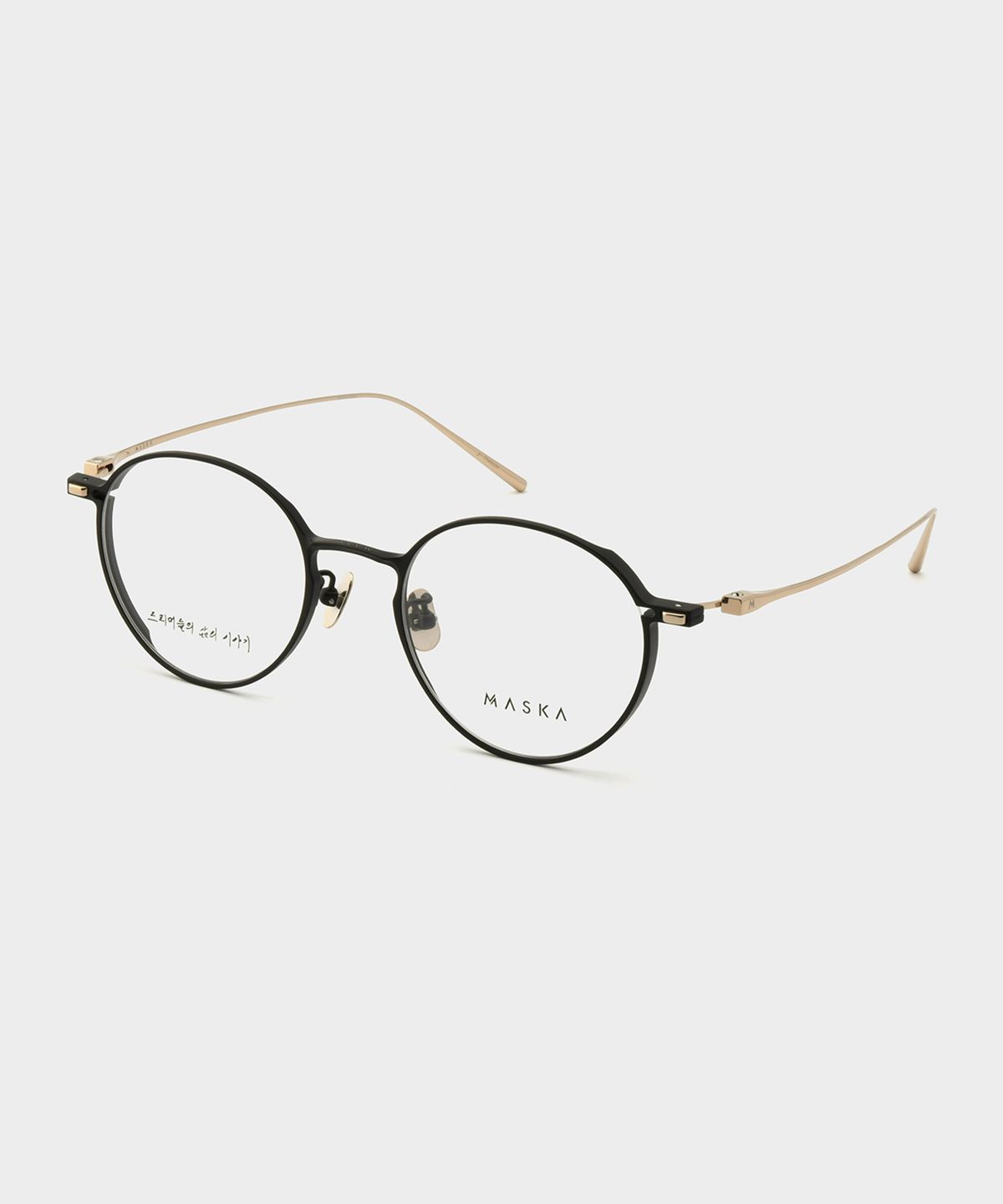 마스카(MASKA) Cloud_T_GREEN 48 04G 클라우드그린 T 48 골드 매트블랙