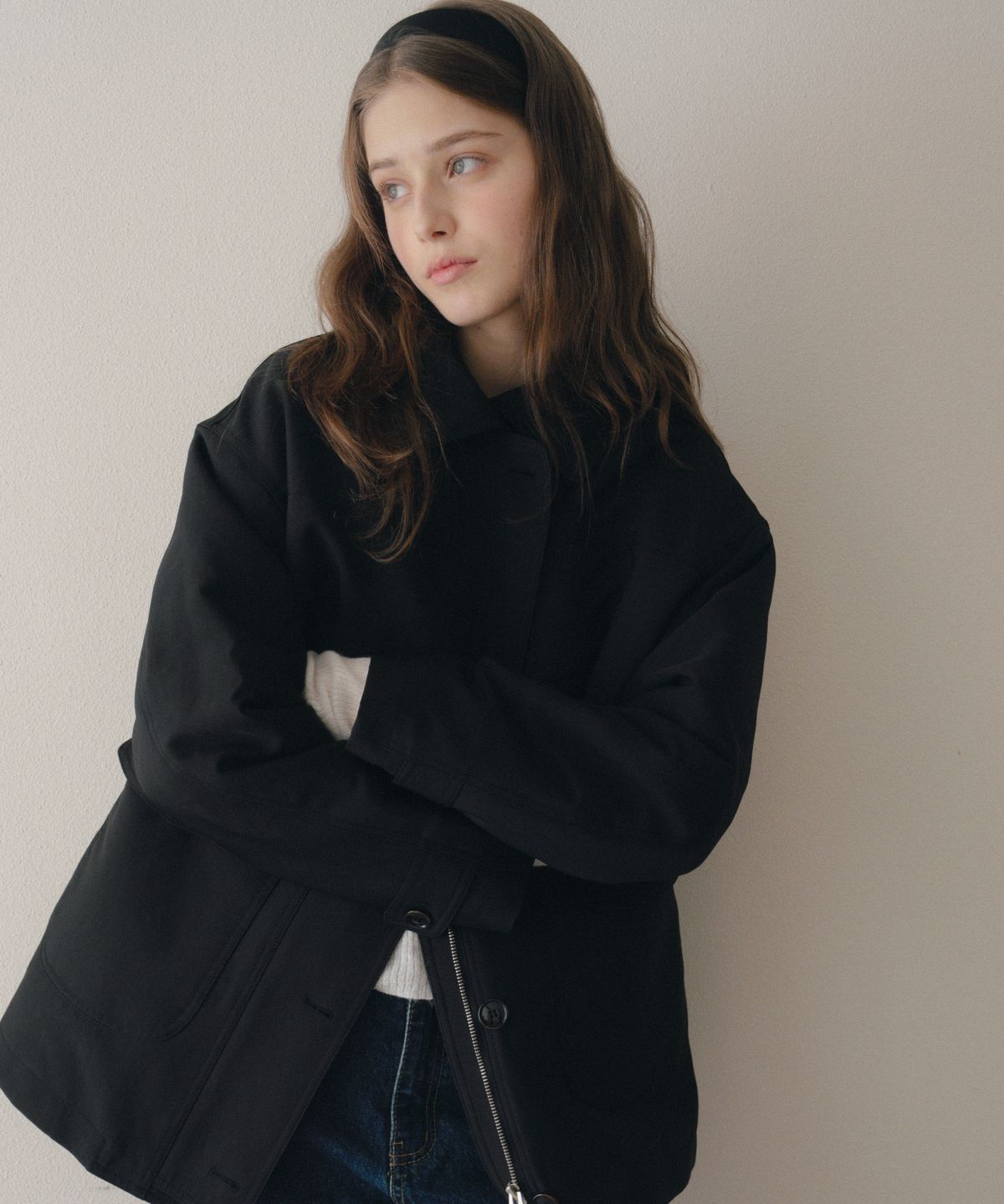 레테라(LETTERA) Cotton Work Jacket