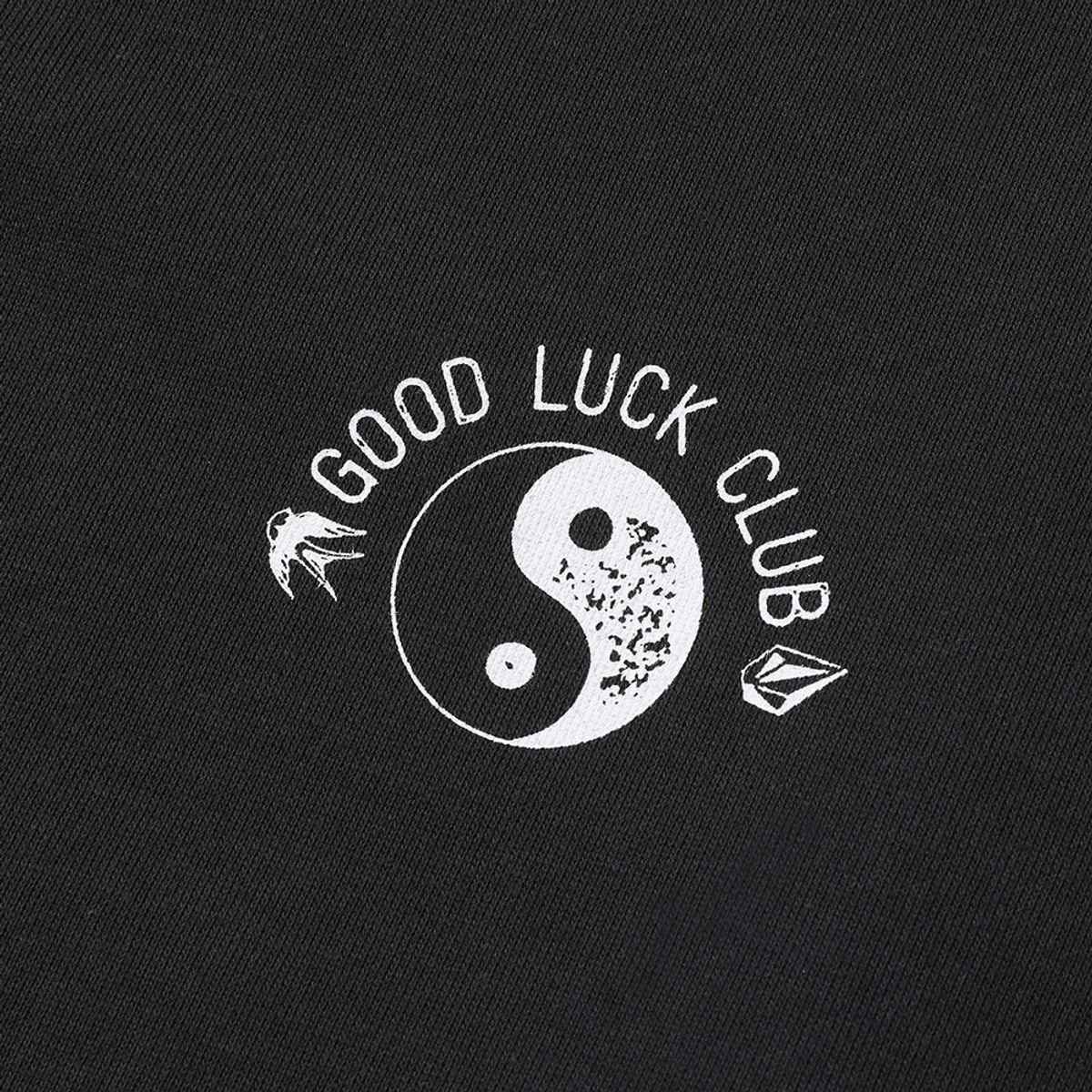 볼컴(VOLCOM) 굿 럭 클럽 오버핏 맨투맨 (다크 차콜) VA243RM002