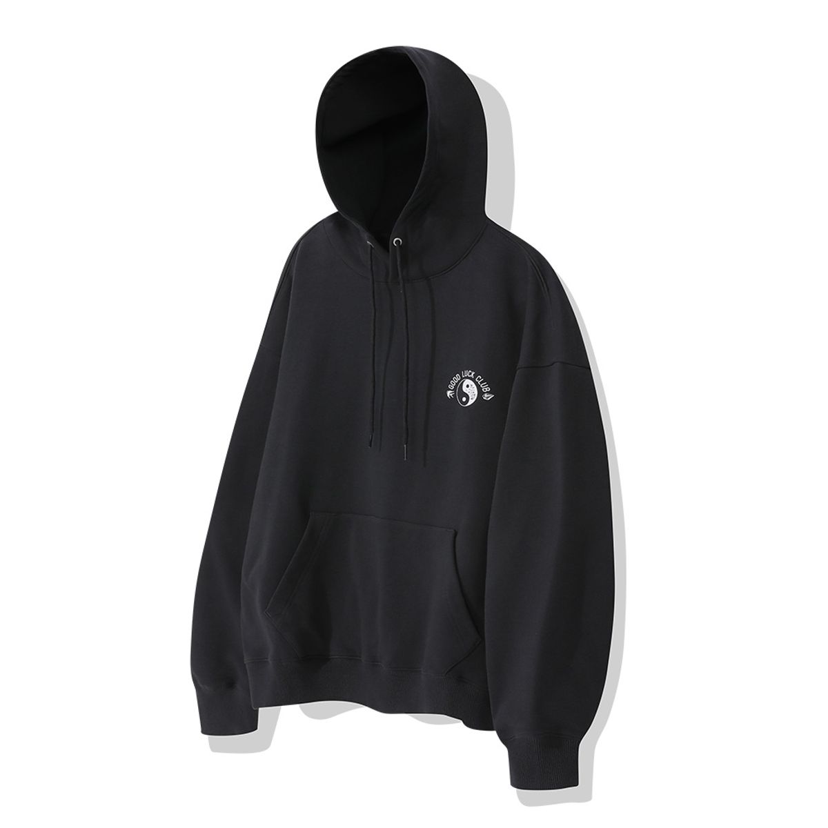 볼컴(VOLCOM) 굿 럭 클럽 오버핏 후드티셔츠 (다크 차콜) VA243HM002