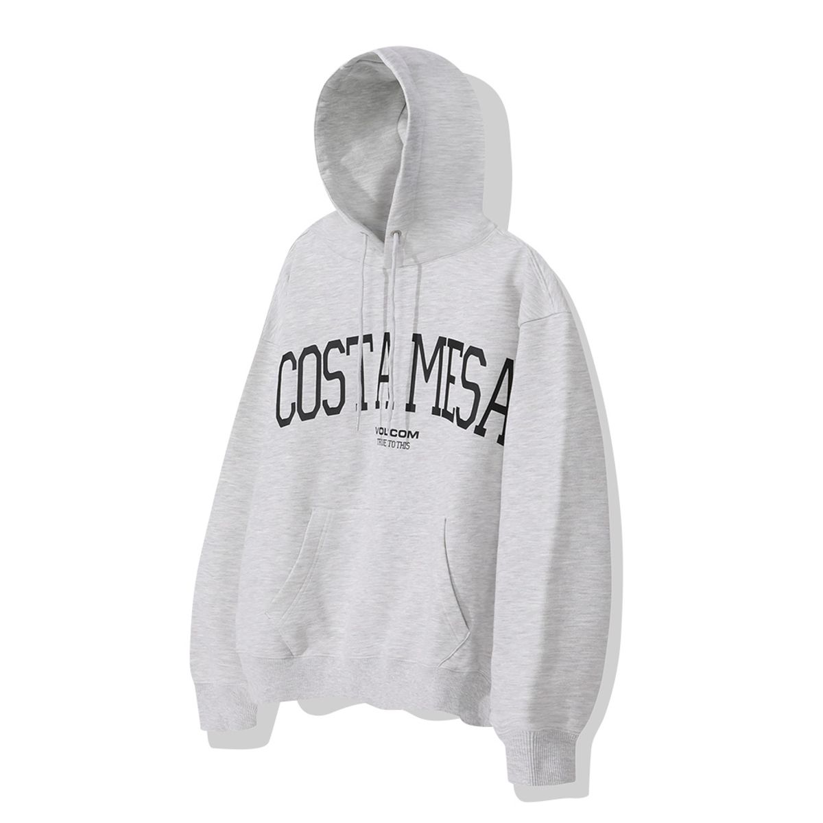 볼컴(VOLCOM) 코스타메사 어드레스 오버핏 후드티셔츠 (아이스 그레이) VA243HM001