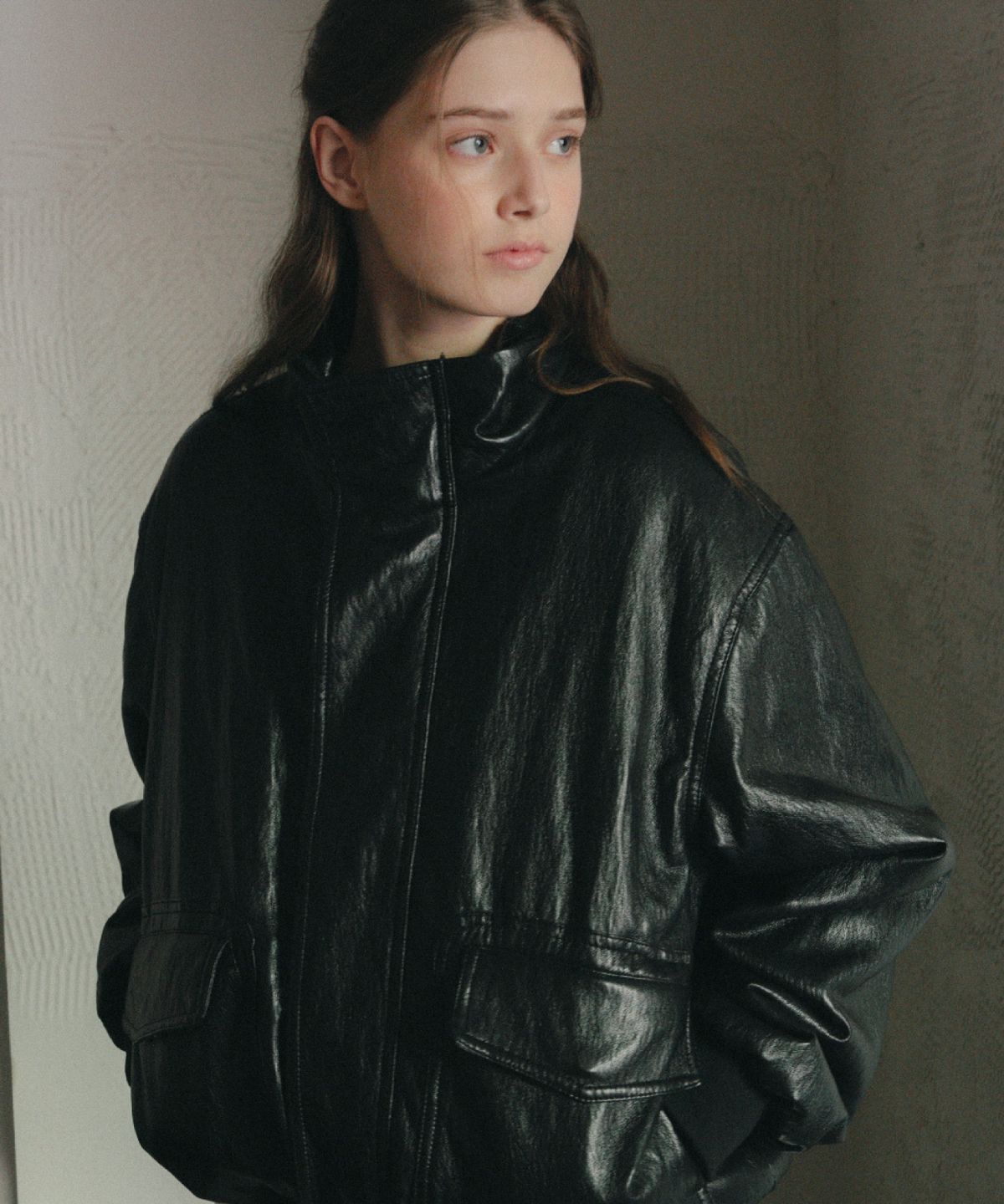 레테라(LETTERA) Baldwin Leather Blouson