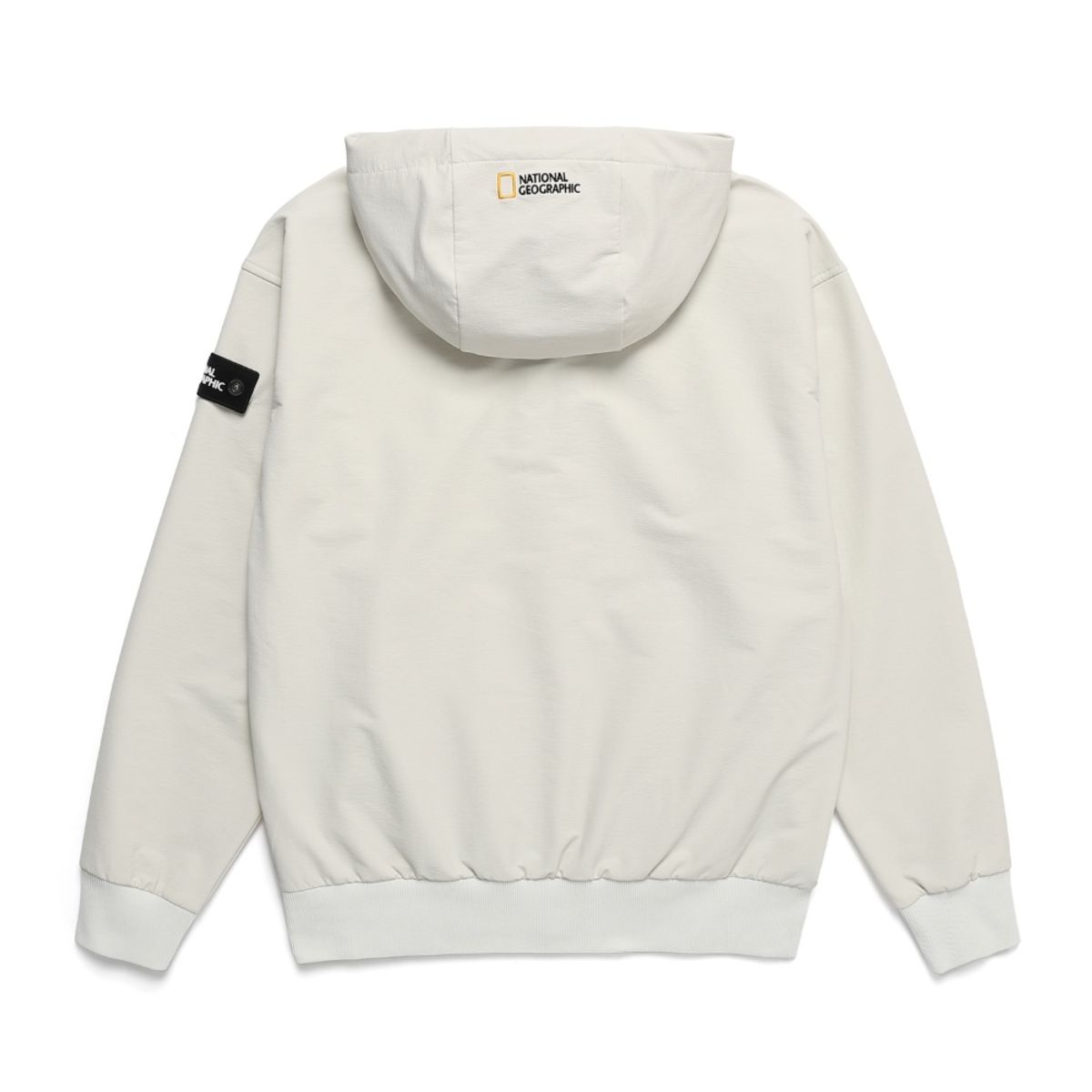 내셔널지오그래픽(NATIONALGEOGRAPHIC) N244UFT950 아르켈론 더블웜 기모 우븐 후드 집업 L BEIGE