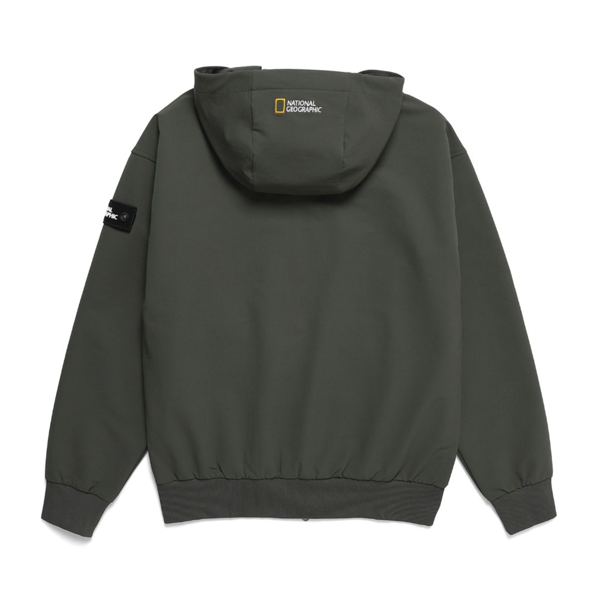 내셔널지오그래픽(NATIONALGEOGRAPHIC) N244UFT950 아르켈론 더블웜 기모 우븐 후드 집업 F KHAKI