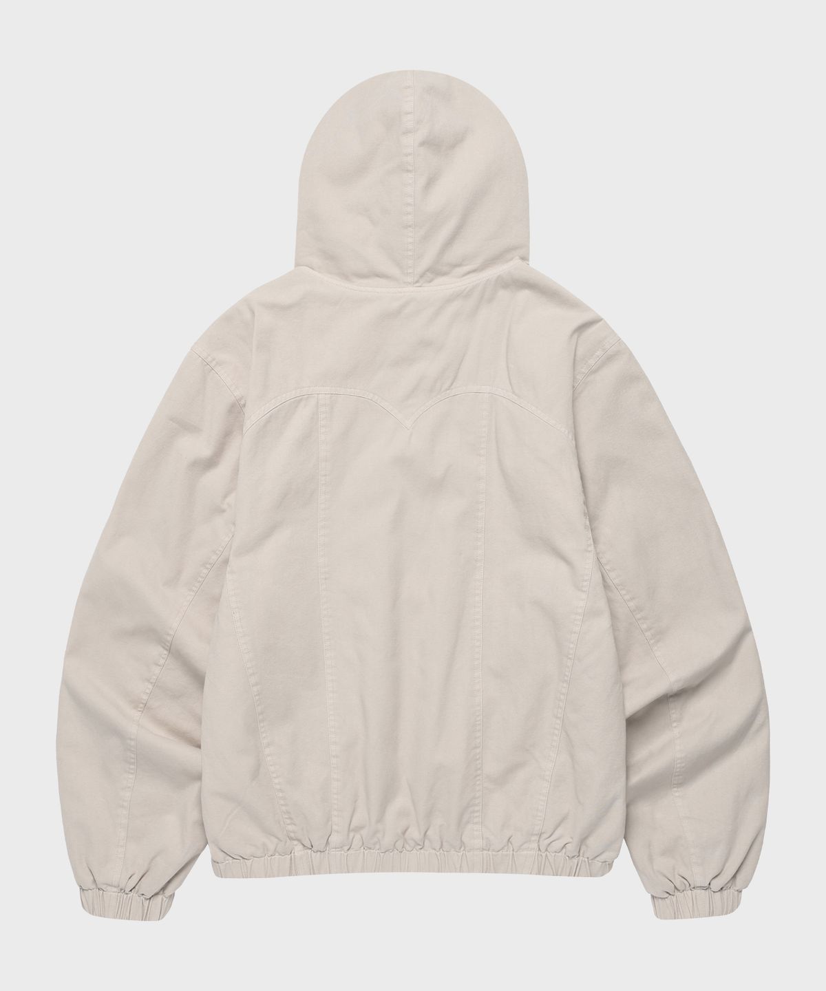 더바이닐하우스(THEVINYLHOUSE) DYED HOODED WORK JACKET  SAND