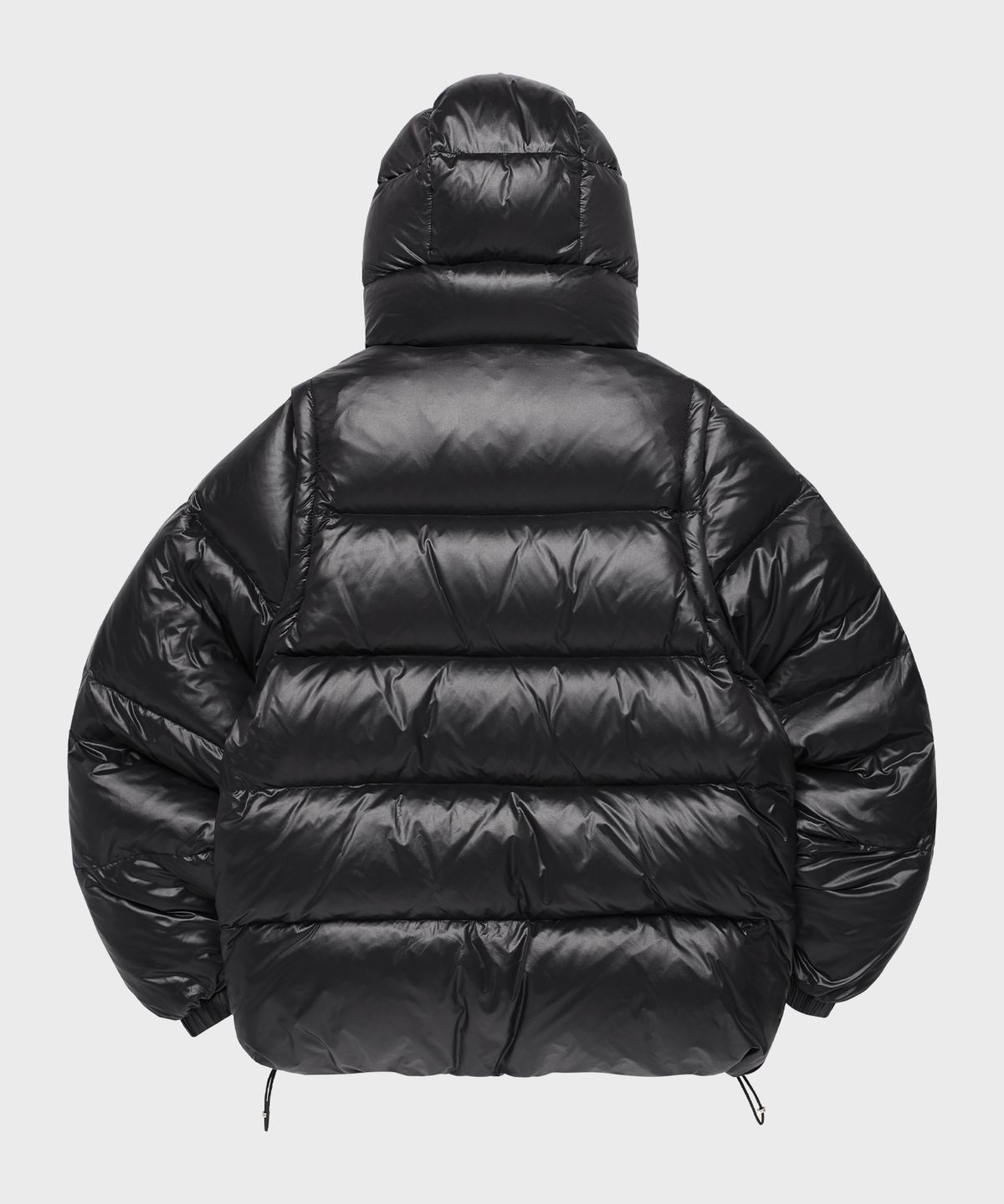 더바이닐하우스(THEVINYLHOUSE) REVERSIBLE PADDED JACKET BLACK