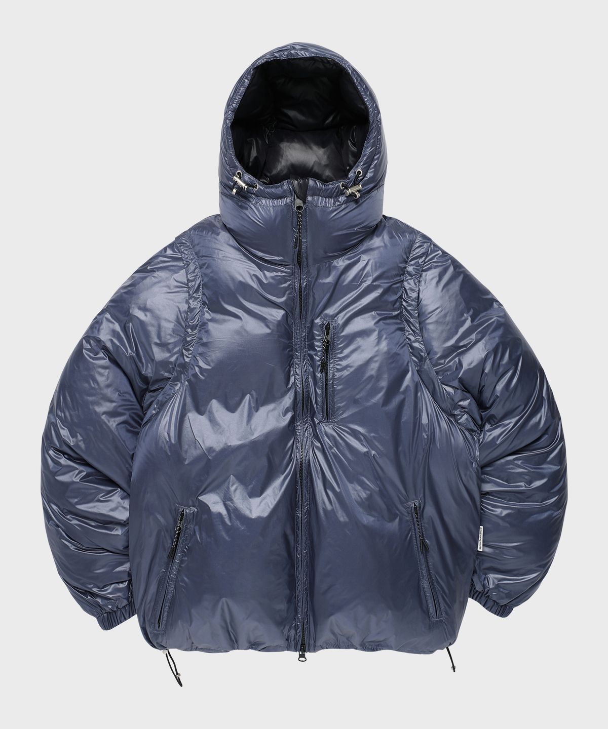 더바이닐하우스(THEVINYLHOUSE) REVERSIBLE PADDED JACKET BLACK