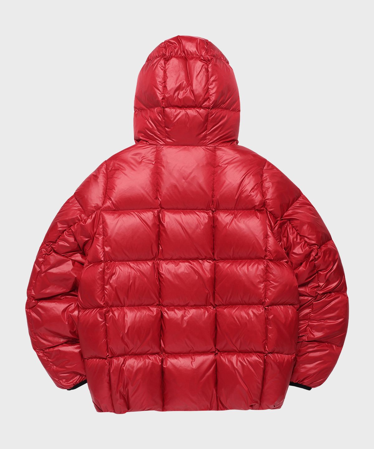 더바이닐하우스(THEVINYLHOUSE) HOODED DUCK DOWN JACKET BURGUNDY