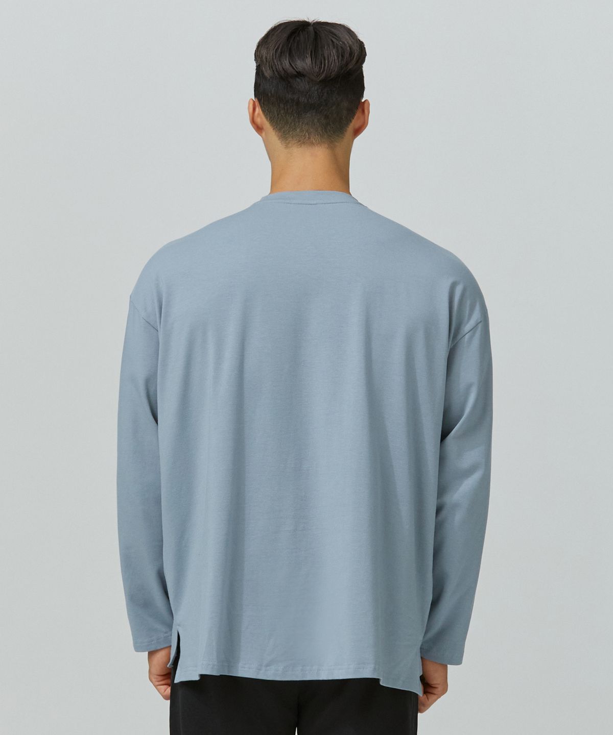 블랙몬스터핏(BLACK MONSTER FIT) 소프트모달 크루넥 롱 슬리브(3color) / BM240722