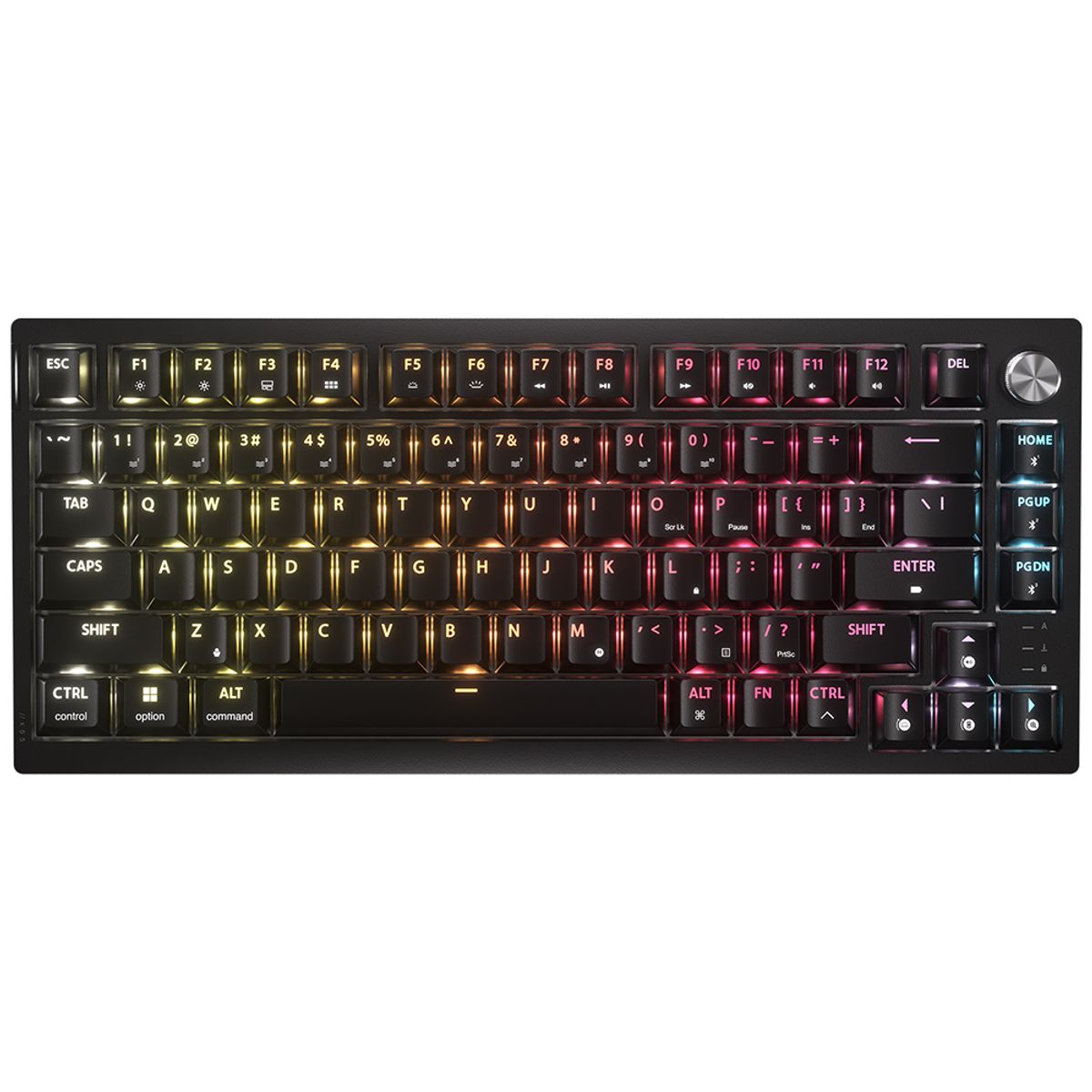 커세어(CORSAIR) K65 RGB PLUS 무선 핫스왑 게이밍 기계식 키보드 영문 황축