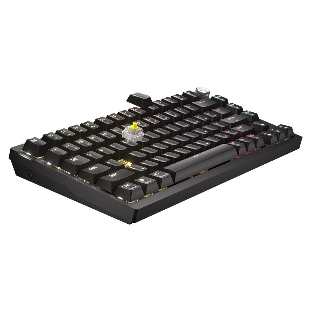 커세어(CORSAIR) K65 RGB PLUS 무선 핫스왑 게이밍 기계식 키보드 영문 황축