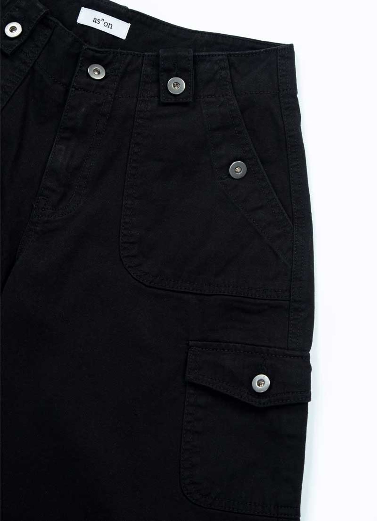 애즈온(ASON) JED CARGO PANTS / BLACK