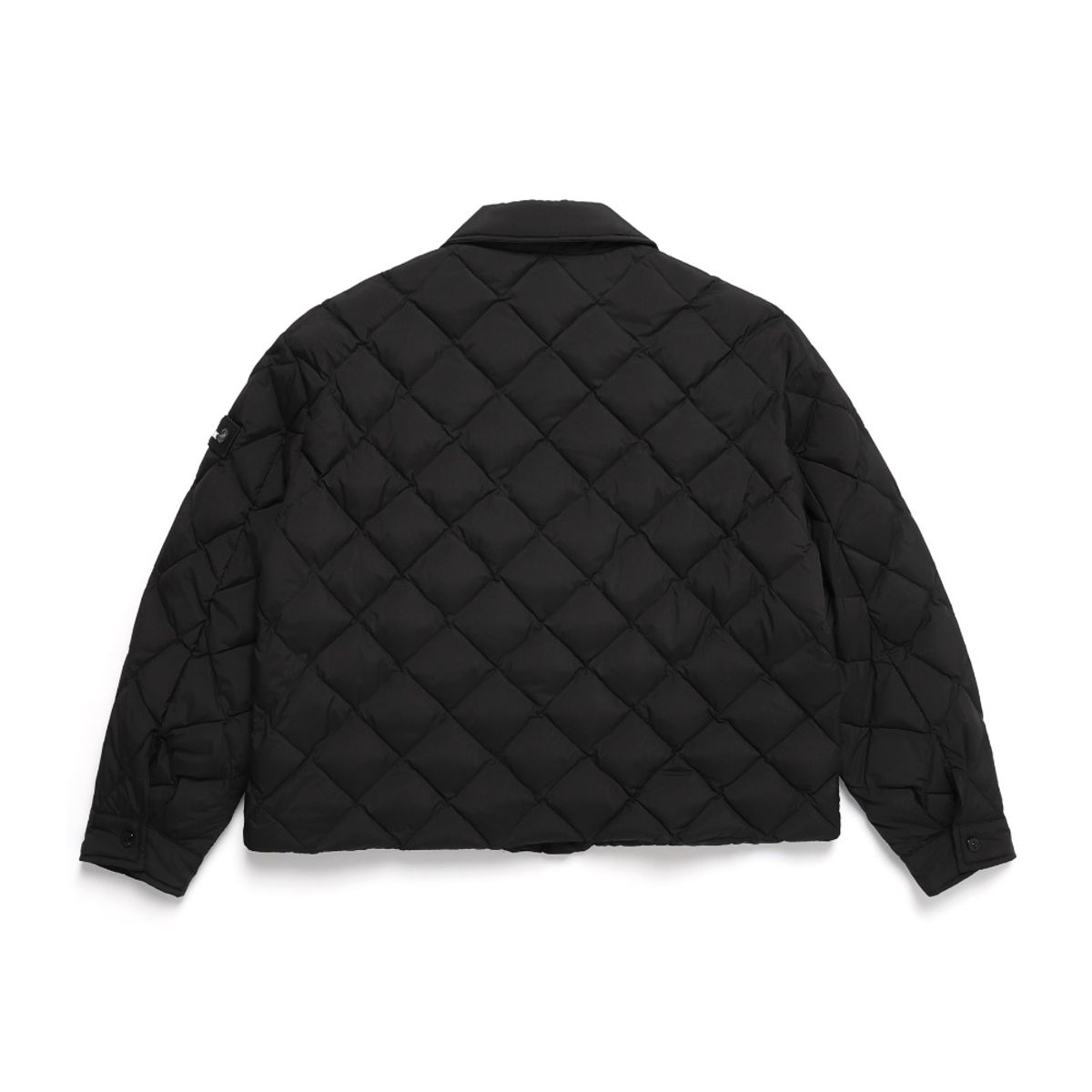 내셔널지오그래픽(NATIONALGEOGRAPHIC) N244WPD010 여성 엘크 카라 패딩 숏 점퍼 CARBON BLACK