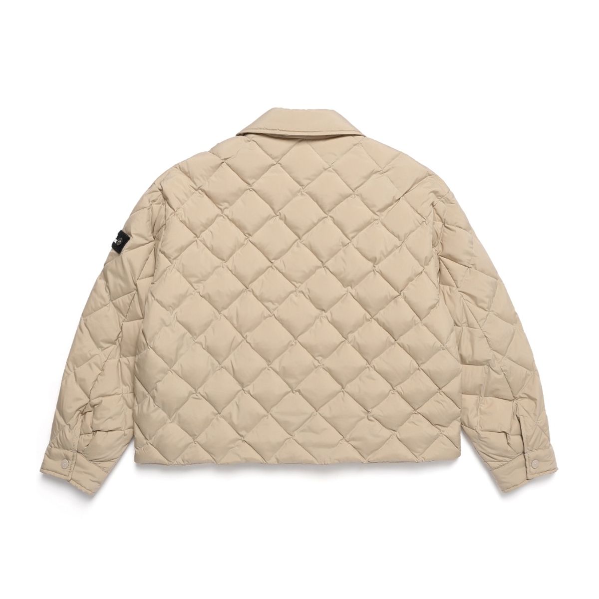 내셔널지오그래픽(NATIONALGEOGRAPHIC) N244WPD010 여성 엘크 카라 패딩 숏 점퍼 BEIGE