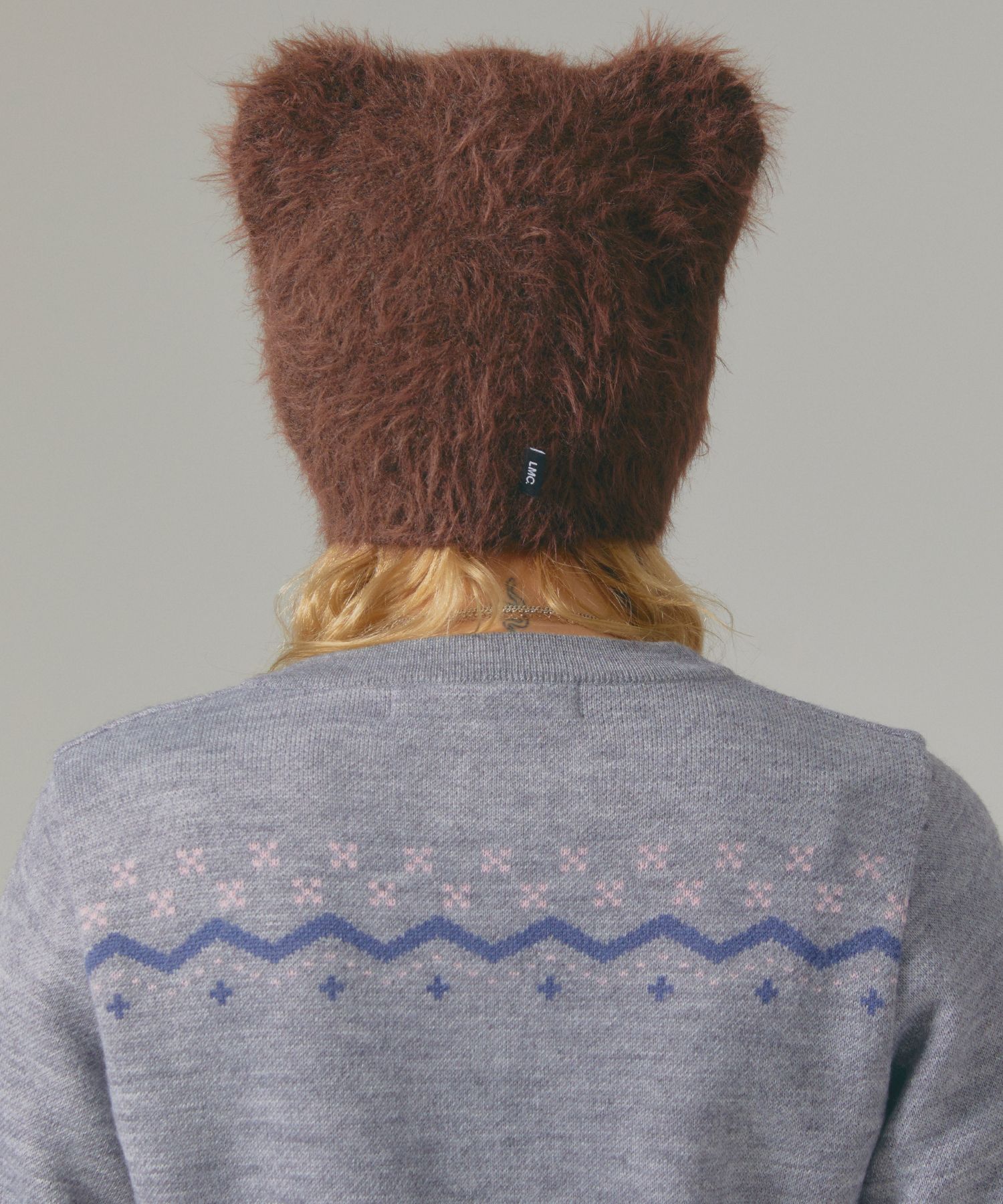 MUSINSA公式 | LMC TEDDY FLUFFY BEANIE brown