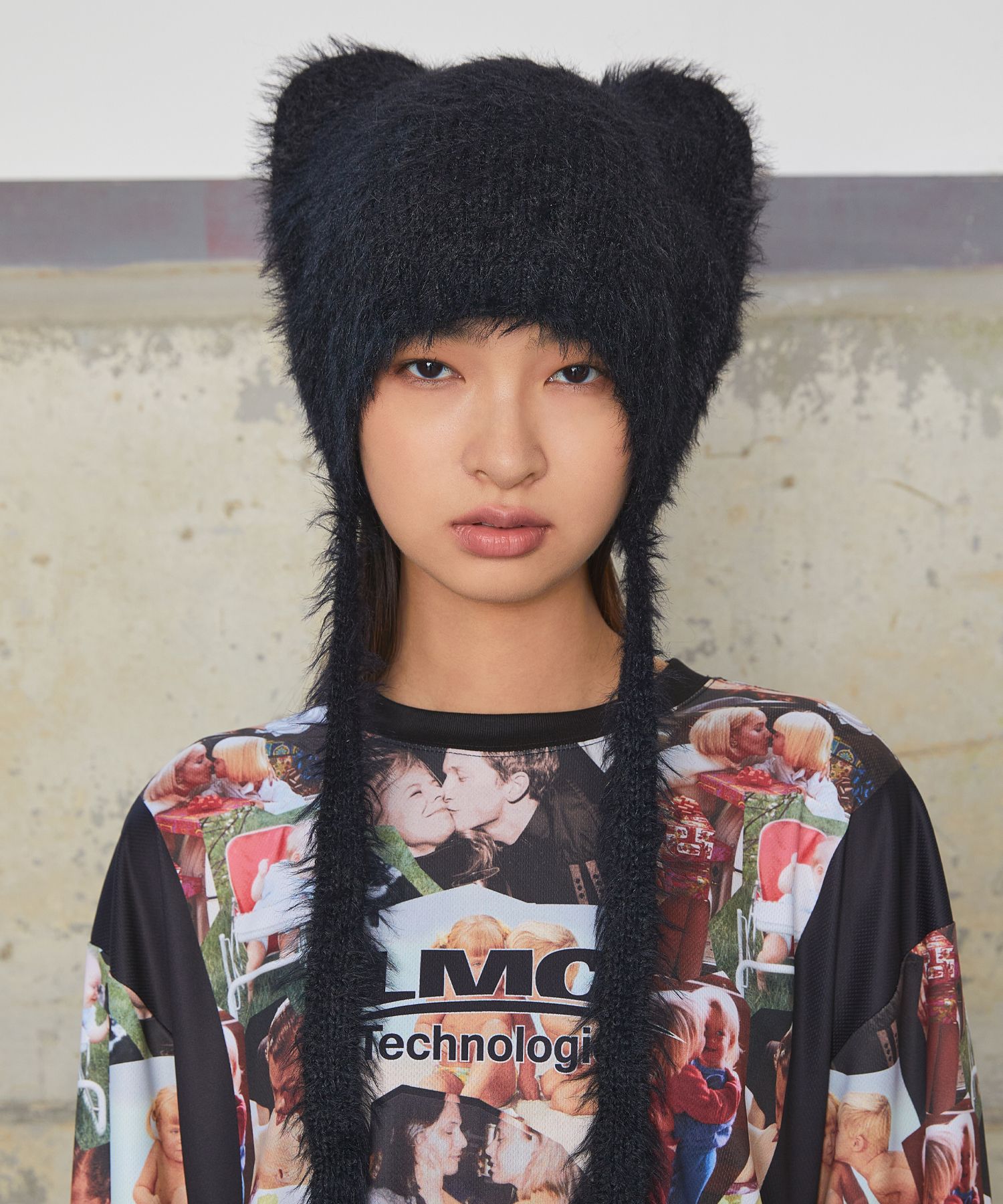 MUSINSA | LMC TEDDY FLUFFY BEANIE brown