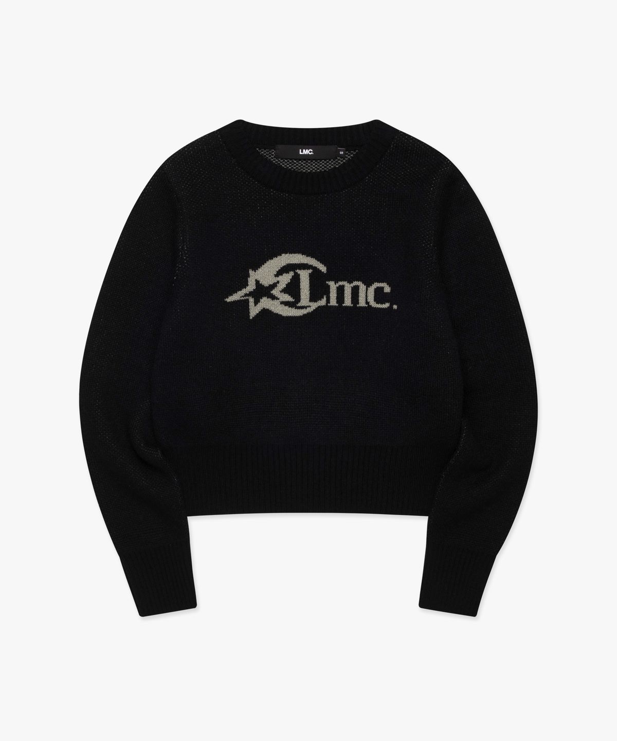 엘엠씨(LMC) WM STAR LOGO CROPPED KNIT black