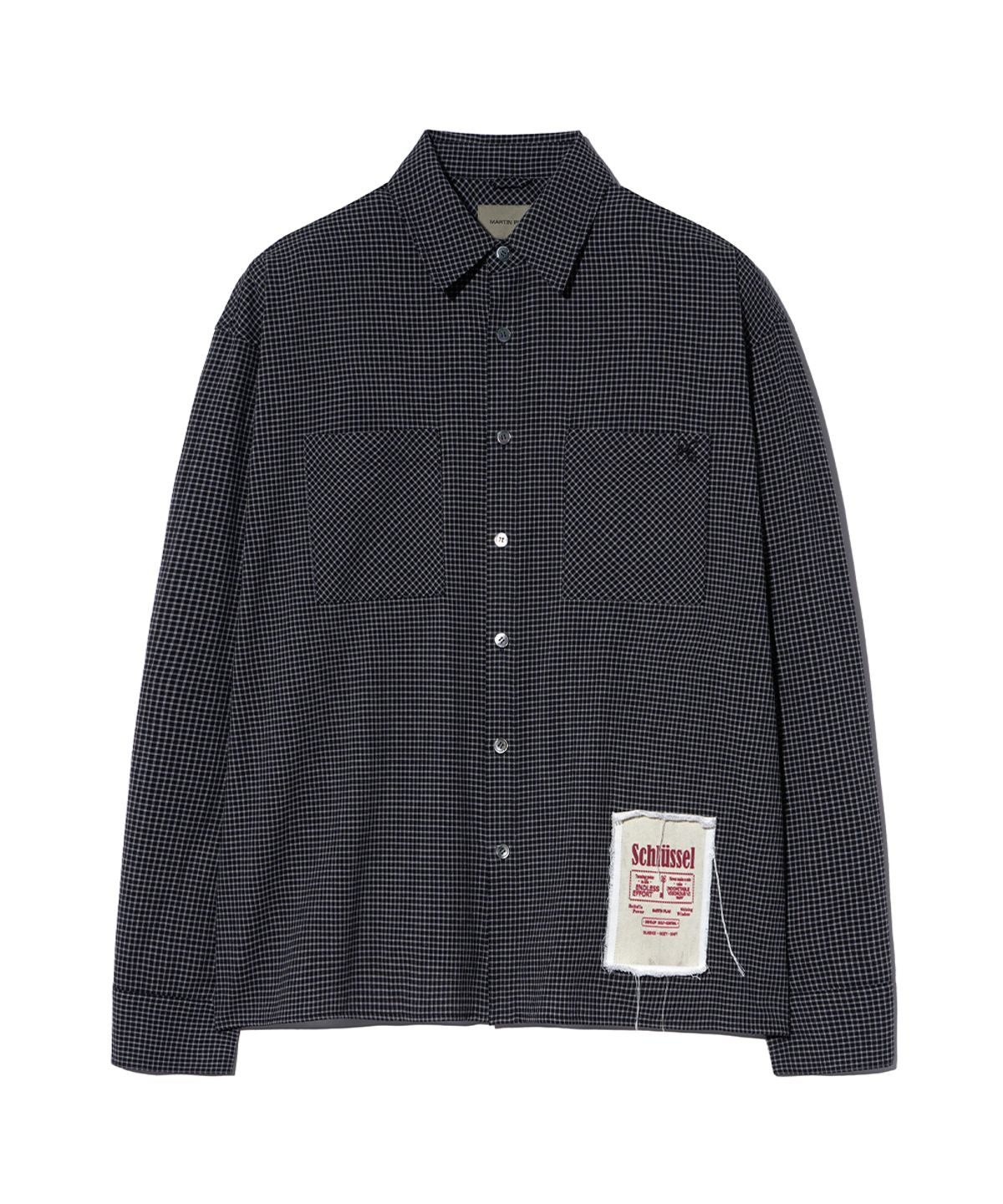 마틴플랜(MARTIN PLAN) Martin Plan x Daily room Crop Shirt - RED