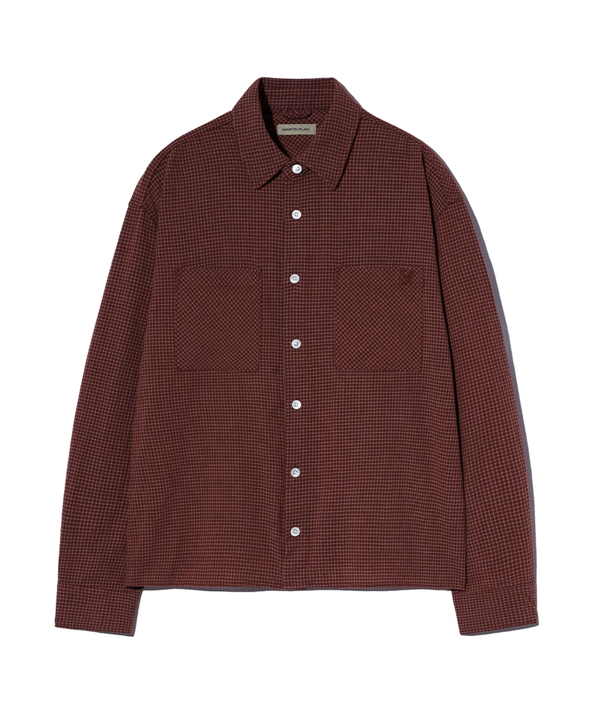 마틴플랜(MARTIN PLAN) Martin Plan x Daily room Crop Shirt - RED