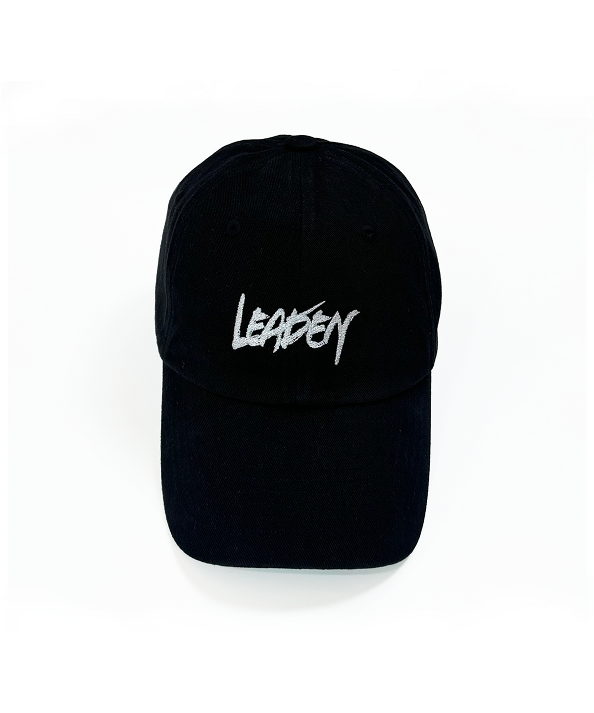 리든(LEADEN) 빈티지 워시드 캘리그래피 볼캡 [블랙]