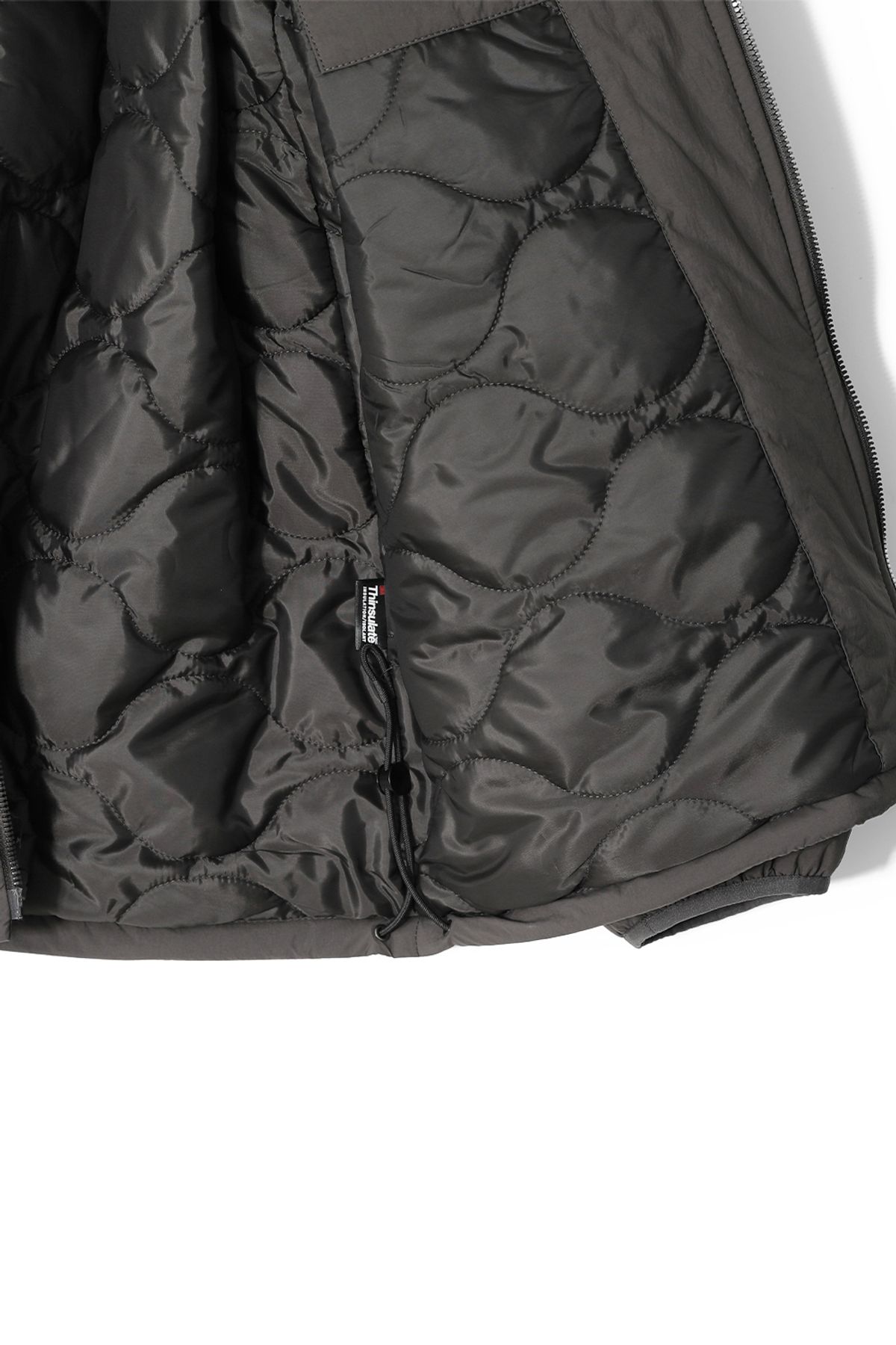 홀리선(HORLISUN) Moscow Water Repellent Padding Hoodie Jacket Charcoal