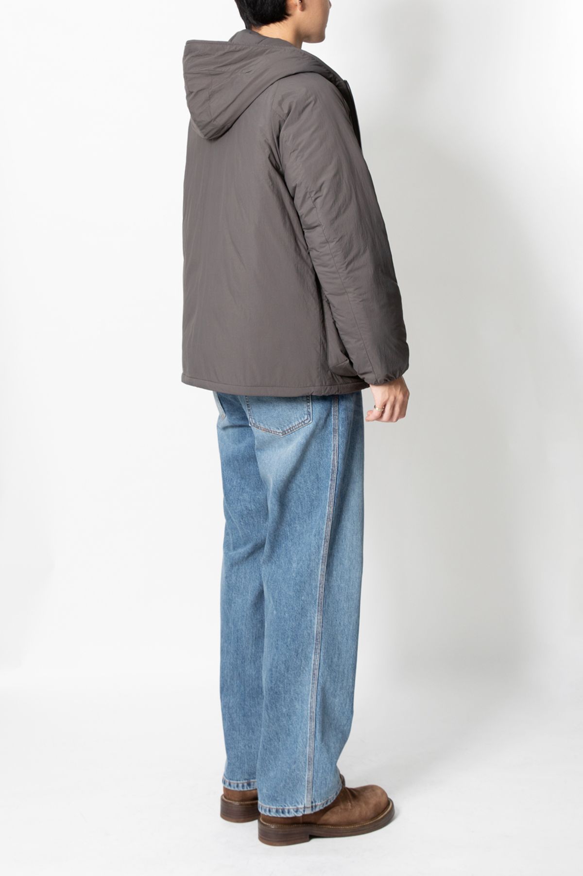 홀리선(HORLISUN) Moscow Water Repellent Padding Hoodie Jacket Charcoal
