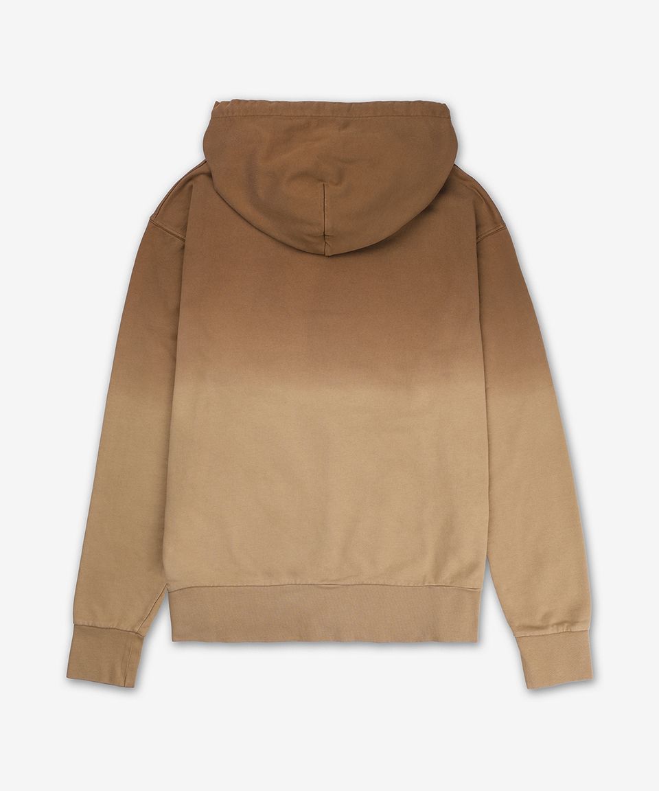 MUSINSA | J.W.ANDERSON Logo Embroidered Gradient Hoodie - Tobacco