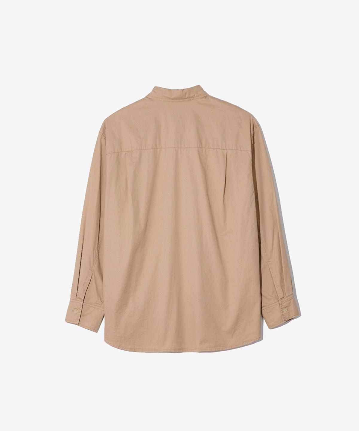 논타입(NONTYPE) POUCH POCKET SHIRTS (BEIGE)
