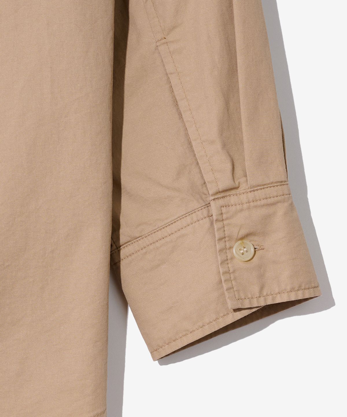 논타입(NONTYPE) POUCH POCKET SHIRTS (BEIGE)