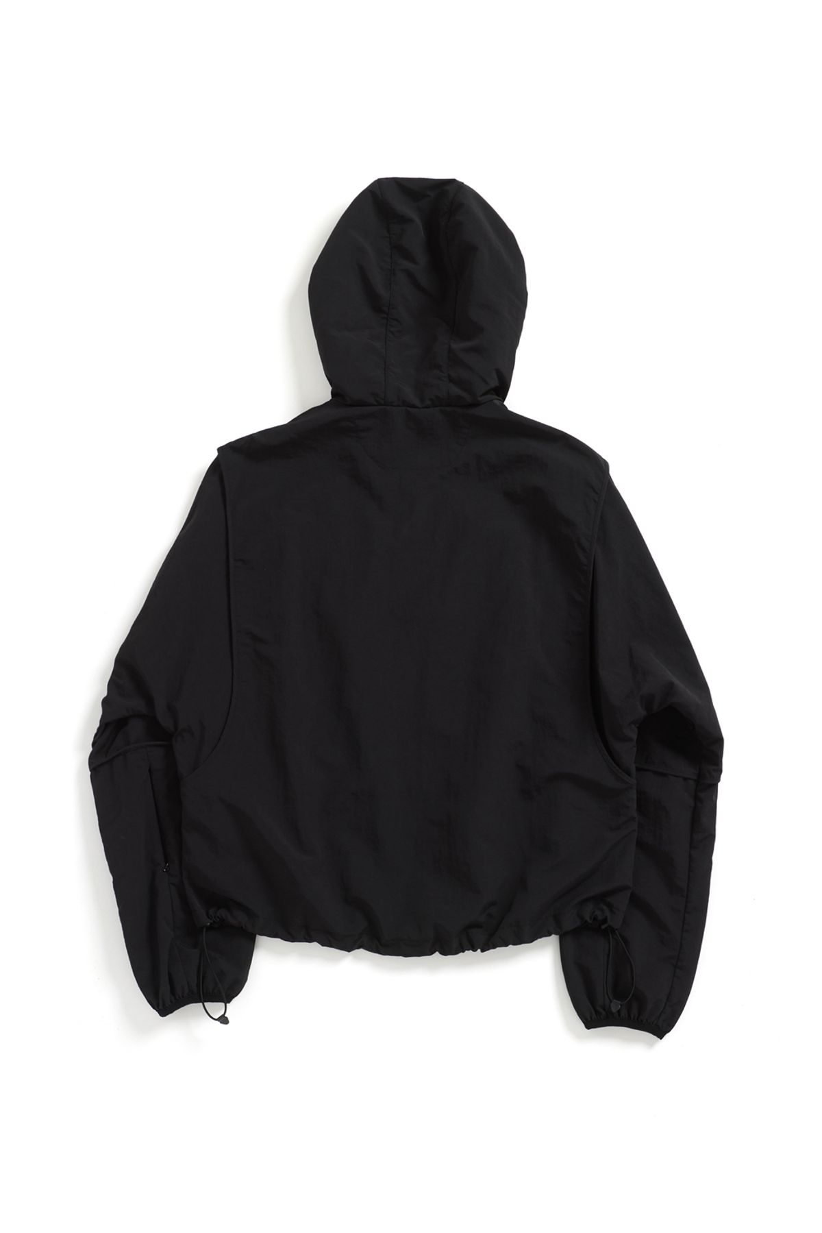 해칭룸(HATCHINGROOM) Crop Windbreaker Black