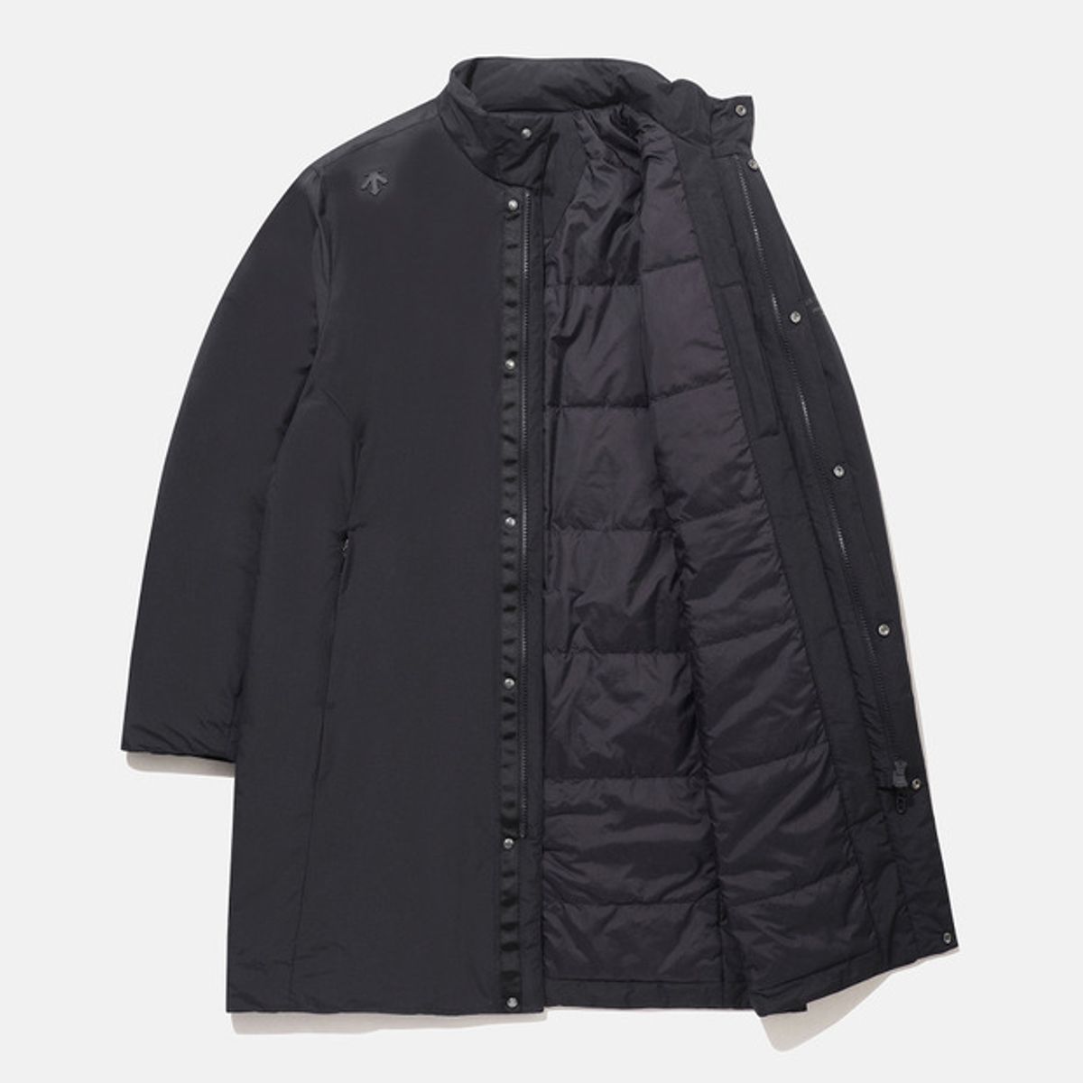 데상트(DESCENTE) [DUALIS] 3M 신슐레이트 미들 패딩 코트 블랙(SP421DPDO5)