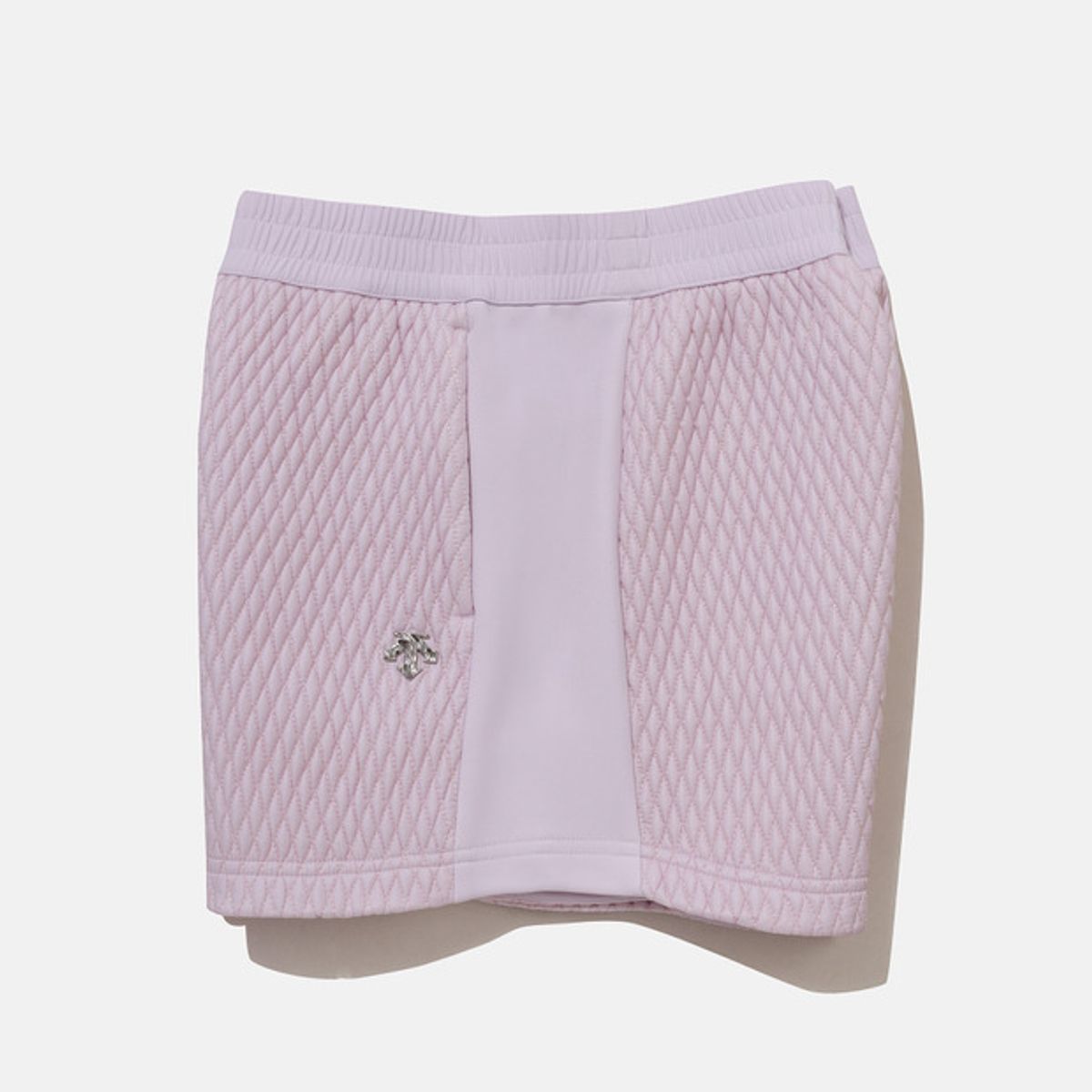 데상트(DESCENTE) 여성 패딩 하이브리드 4부 반바지 라벤더(SP422SHPO7)