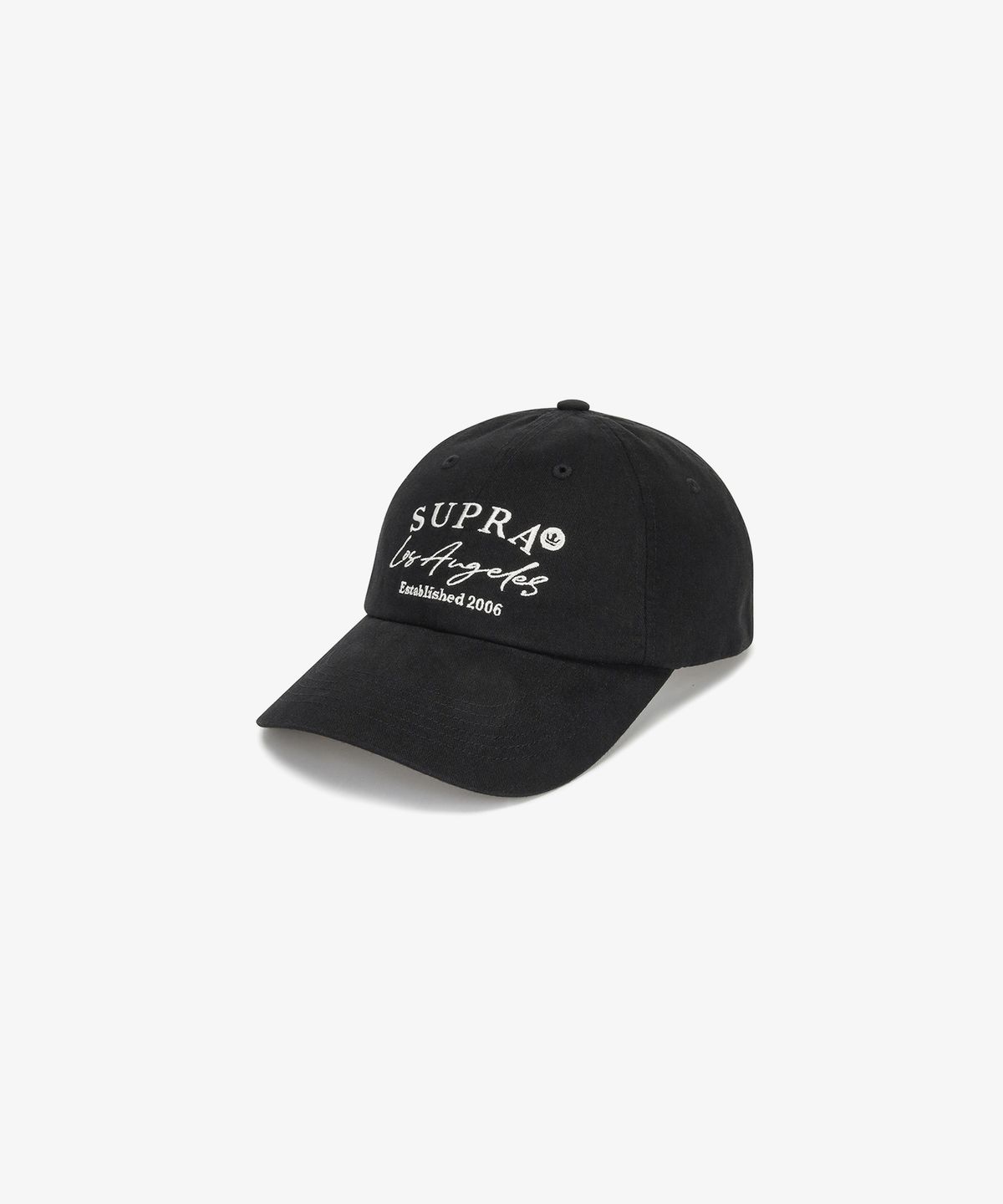 수프라(SUPRA) 빅로고 워싱 볼캡(BLACK)