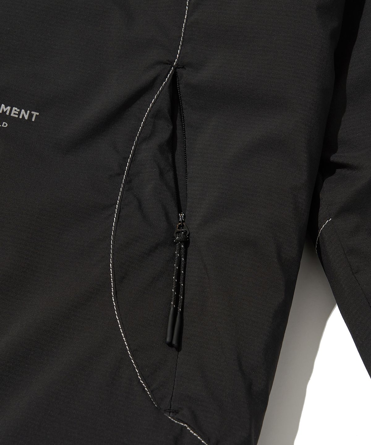 웰터 익스페리먼트(WELTER EXPERIMENT) REFLECTIVE STITCH PRIMALOFT INSULATION JACKET_BLACK_WOL085