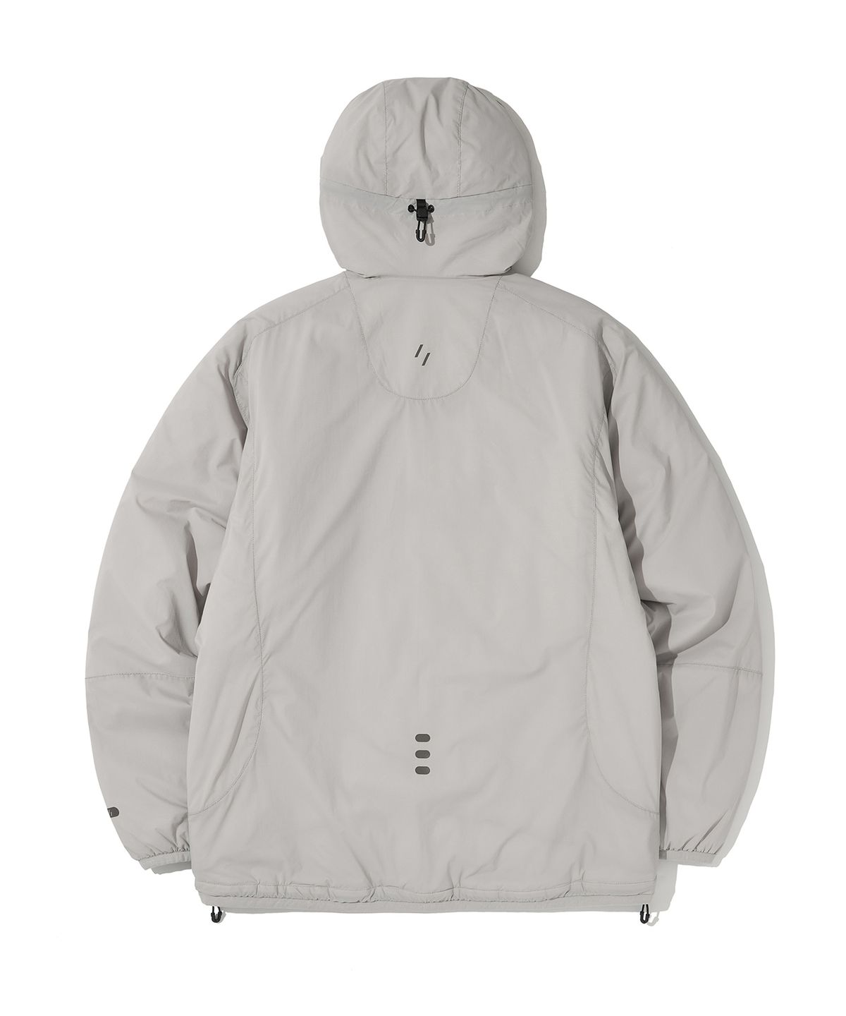 웰터 익스페리먼트(WELTER EXPERIMENT) REFLECTIVE STITCH PRIMALOFT INSULATION JACKET_LIGHT GRAY_WOL086