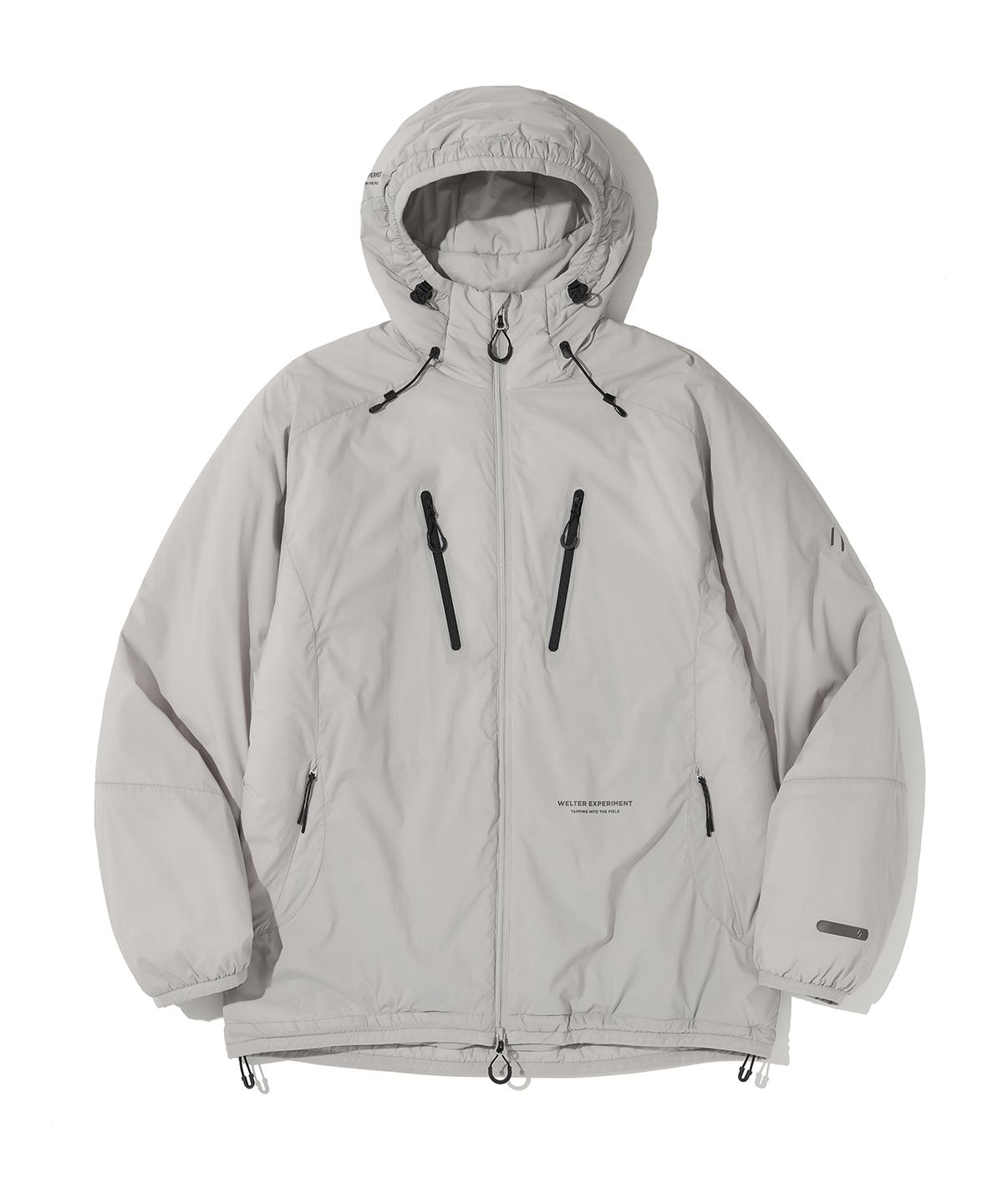웰터 익스페리먼트(WELTER EXPERIMENT) REFLECTIVE STITCH PRIMALOFT INSULATION JACKET_LIGHT GRAY_WOL086