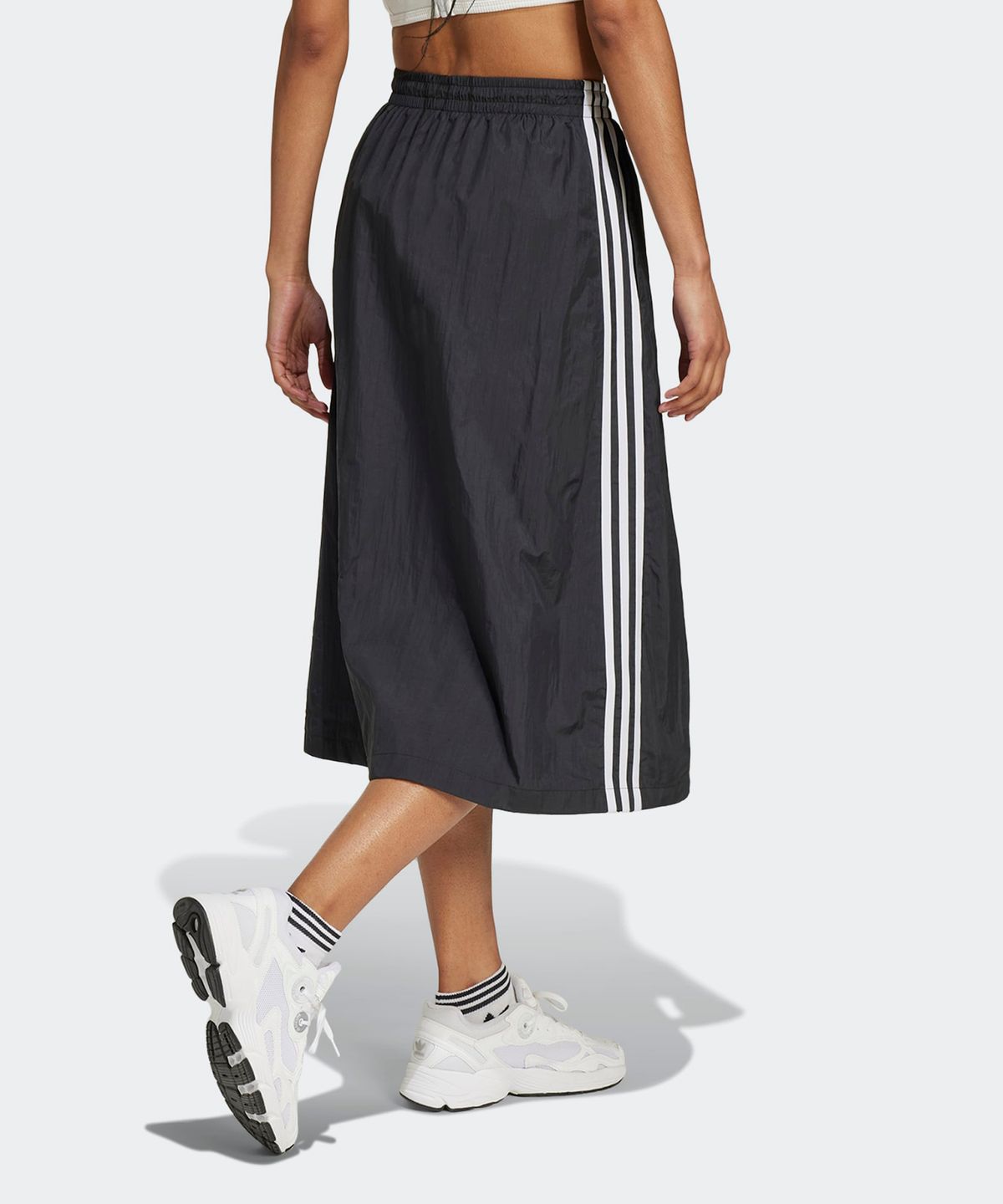 아디다스(ADIDAS) 3S 롱 스커트 - 블랙 / IY7275