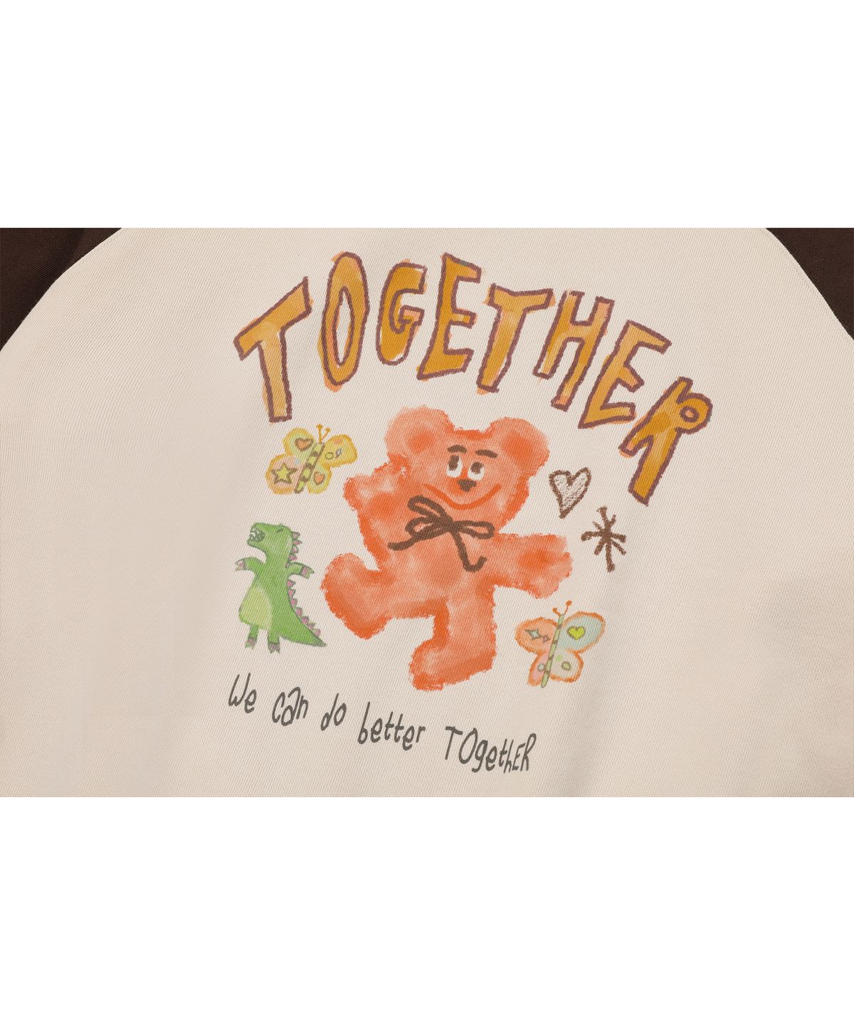 꼼파뇨(CPGN STUDIO) Do It Better 레글런 스웨트셔츠 베이지브라운
