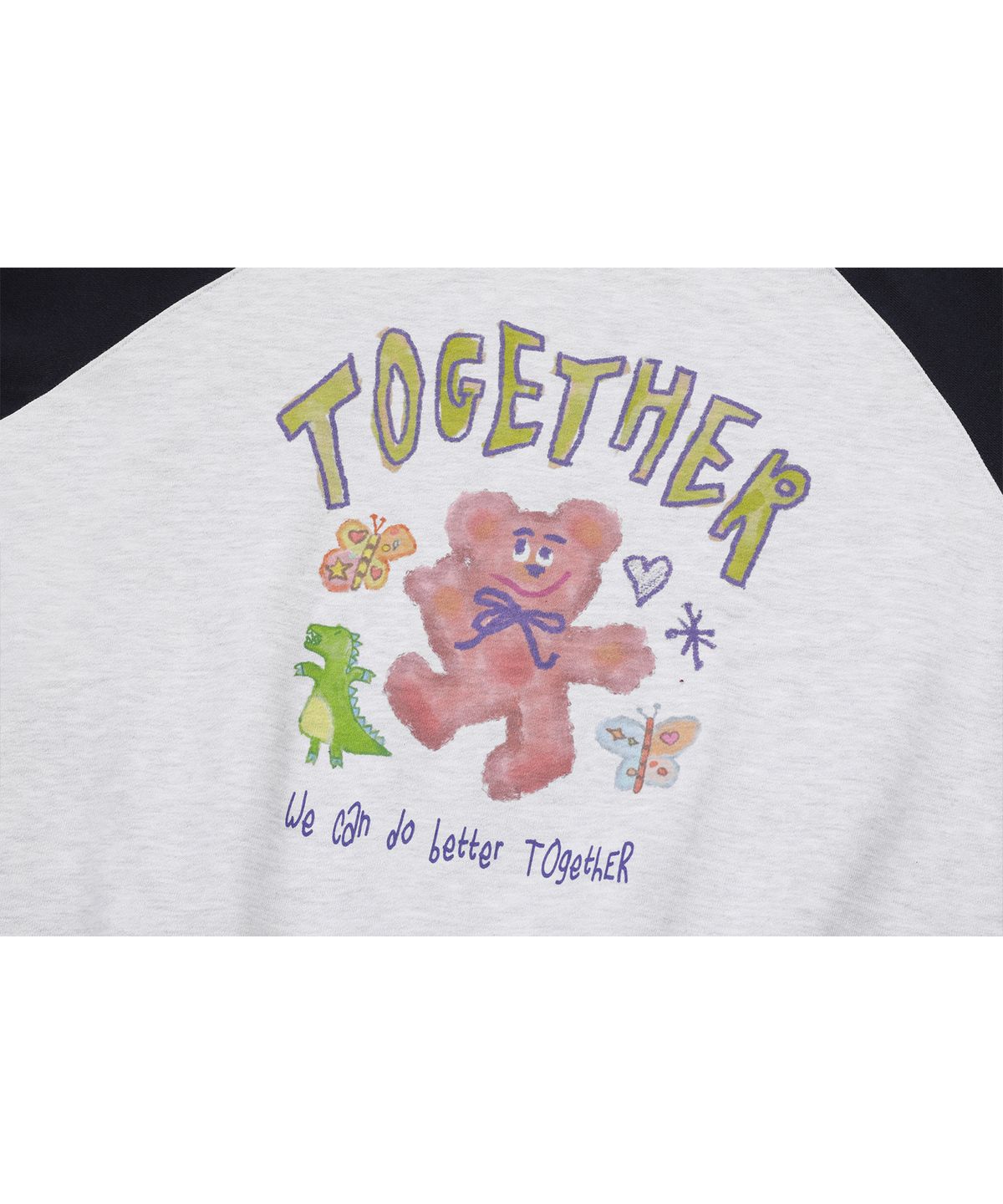 꼼파뇨(CPGN STUDIO) Do It Better 레글런 스웨트셔츠 멜란지네이비