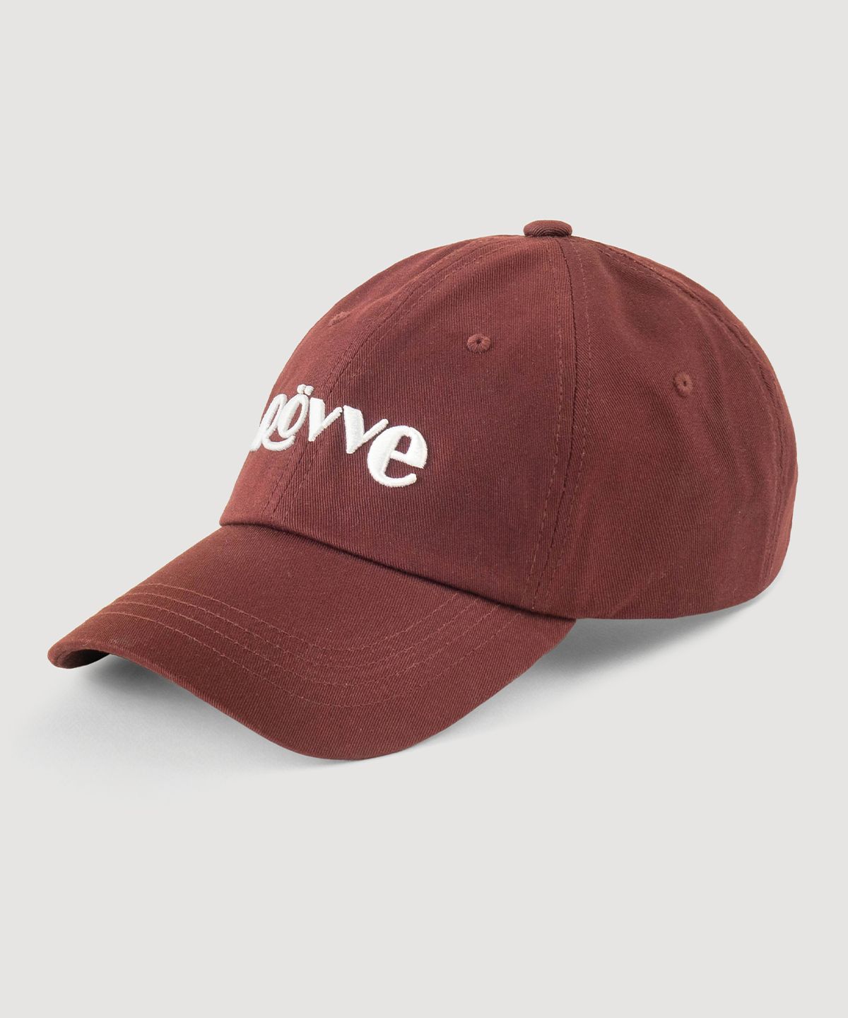 뢰브(ROVVE) Logo Cap (Burgundy)