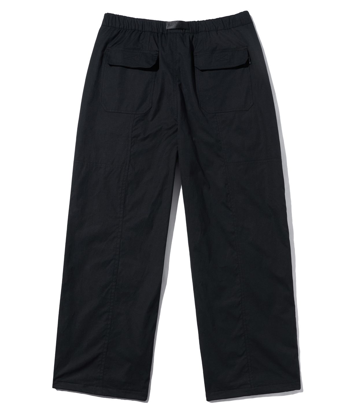 브라운브레스(BROWNBREATH) STM NYLON LINE PANTS - BLACK
