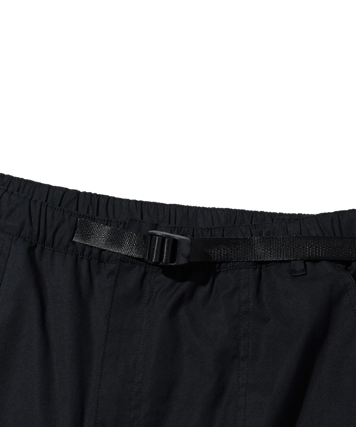 브라운브레스(BROWNBREATH) STM NYLON LINE PANTS - BLACK