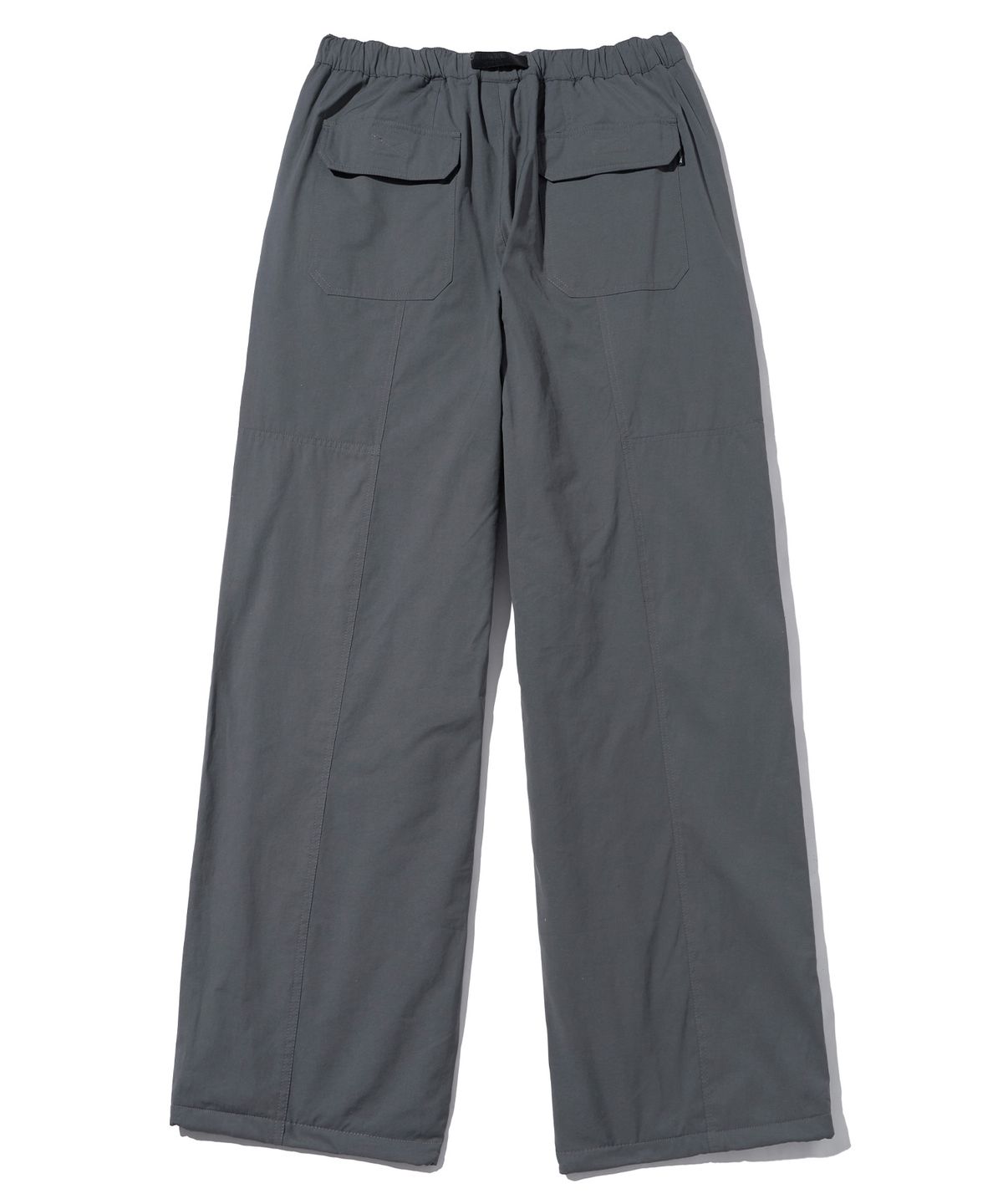 브라운브레스(BROWNBREATH) STM NYLON LINE PANTS - CHARCOAL