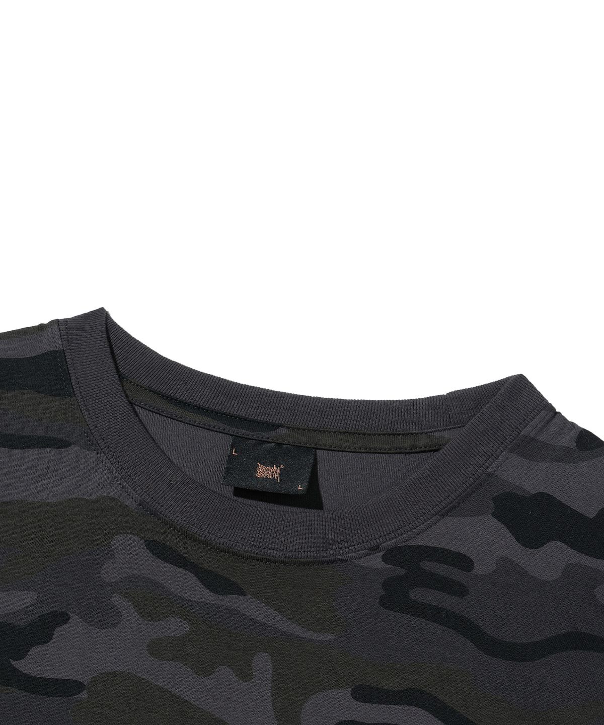 브라운브레스(BROWNBREATH) TAG CAMO LONGSLEEVE - DARK GREY