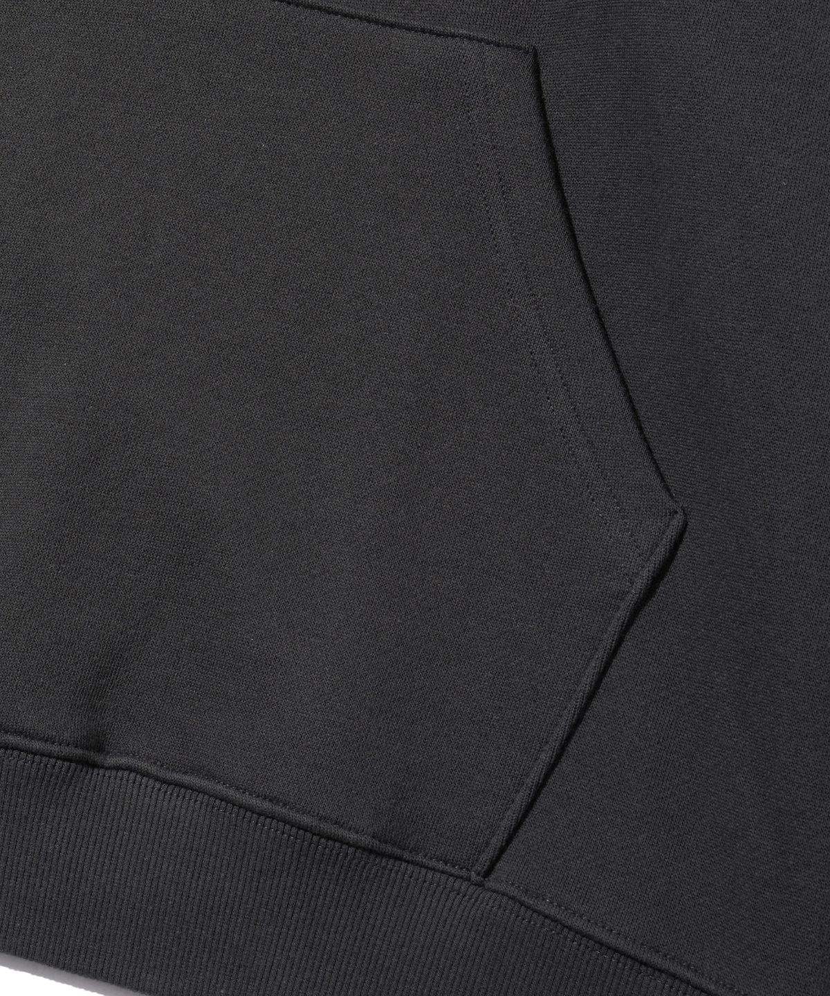 브라운브레스(BROWNBREATH) KITTY TAG HOODIE - CHARCOAL