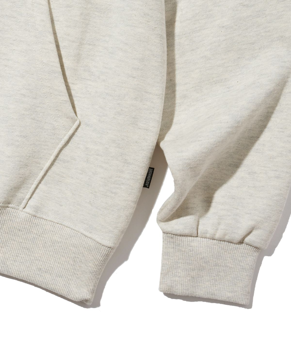 브라운브레스(BROWNBREATH) KITTY TAG HOODIE - OATMEAL