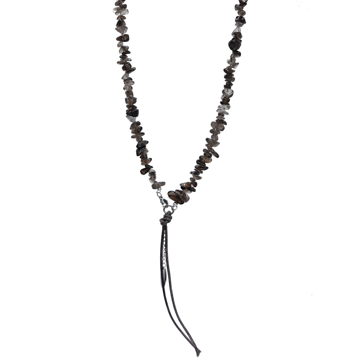 인시에(INSIE) smoky irregular necklace #02
