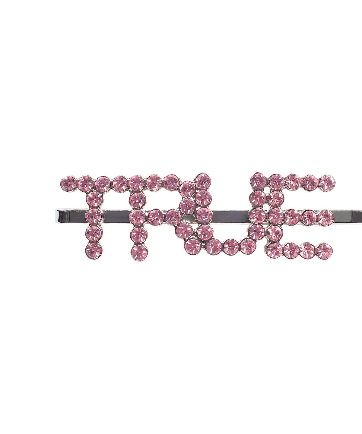 러브이즈트루(LUVISTRUE) FS TWIN LOGO CUBIC HAIR PIN(PINK)